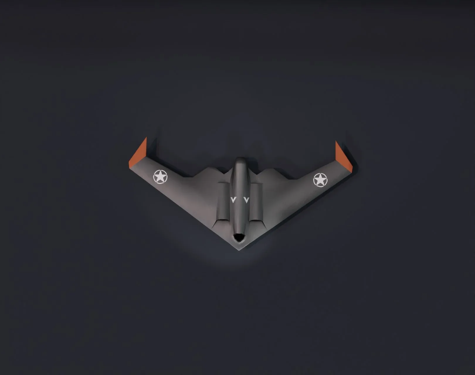 UCAV Stealth Drone 3D Model