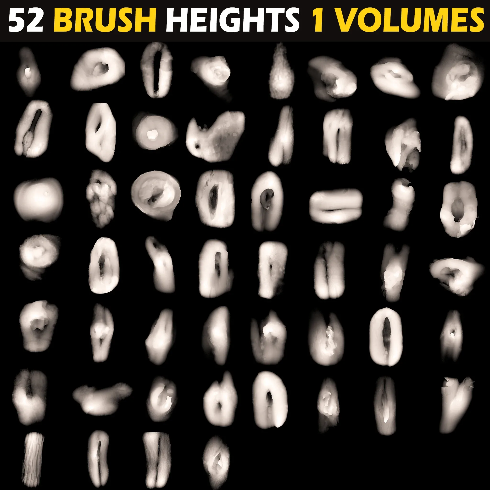 Z brush - Trunk Detail Brushes 6 Volumes