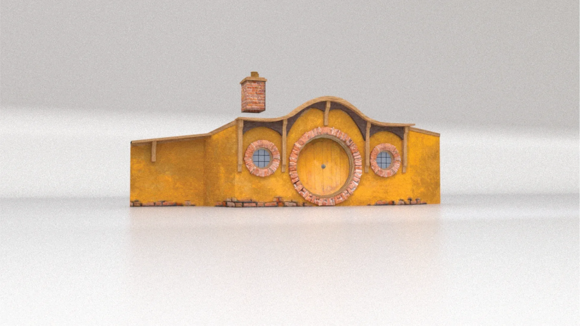 3D Hobbit Hole Dwelling