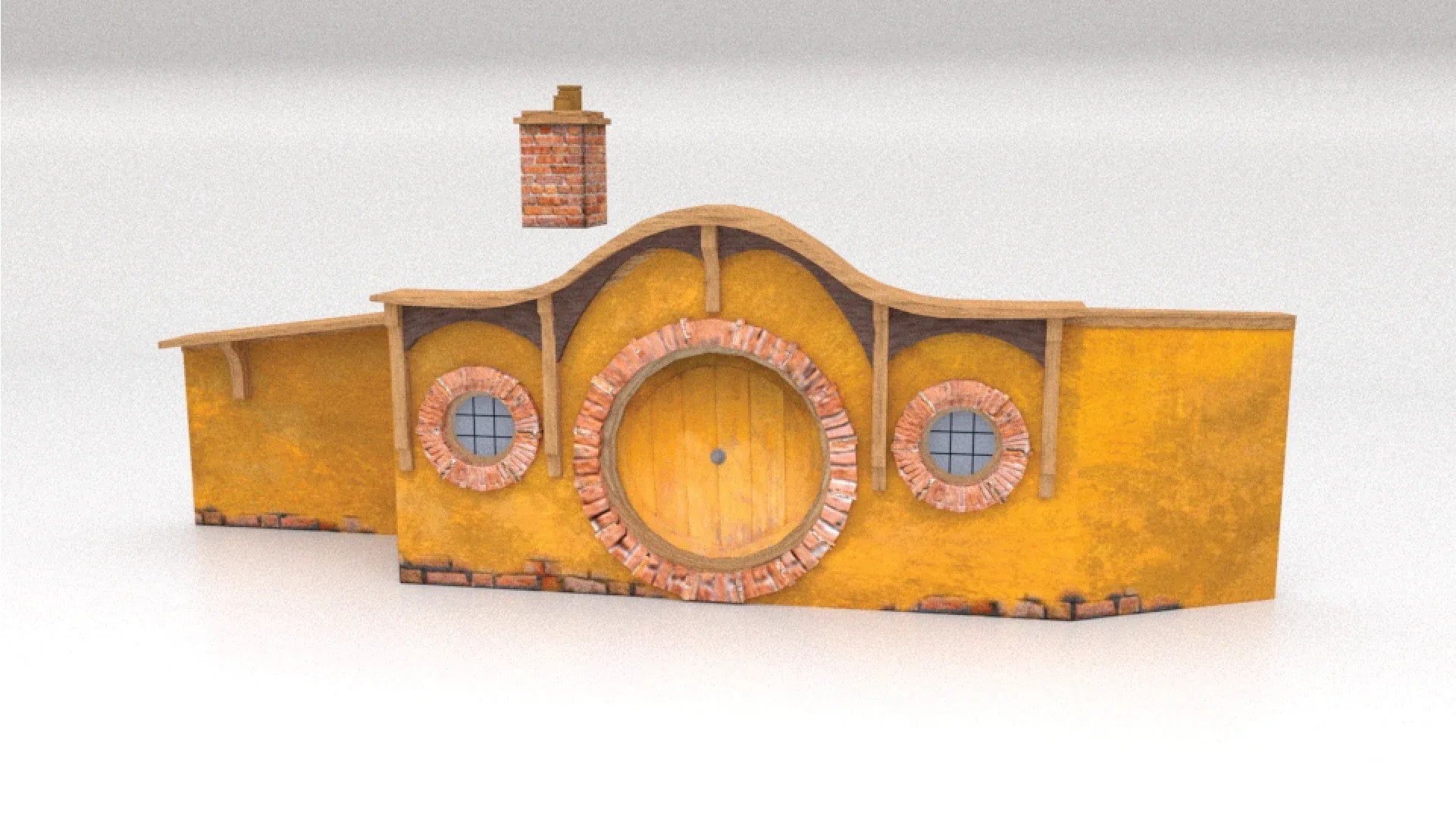 3D Hobbit Hole Dwelling