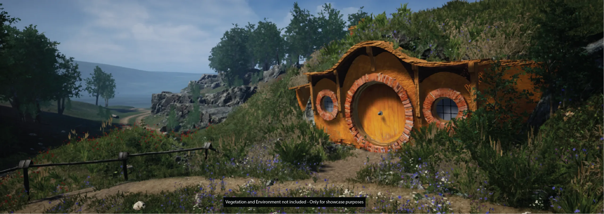 3D Hobbit Hole Dwelling