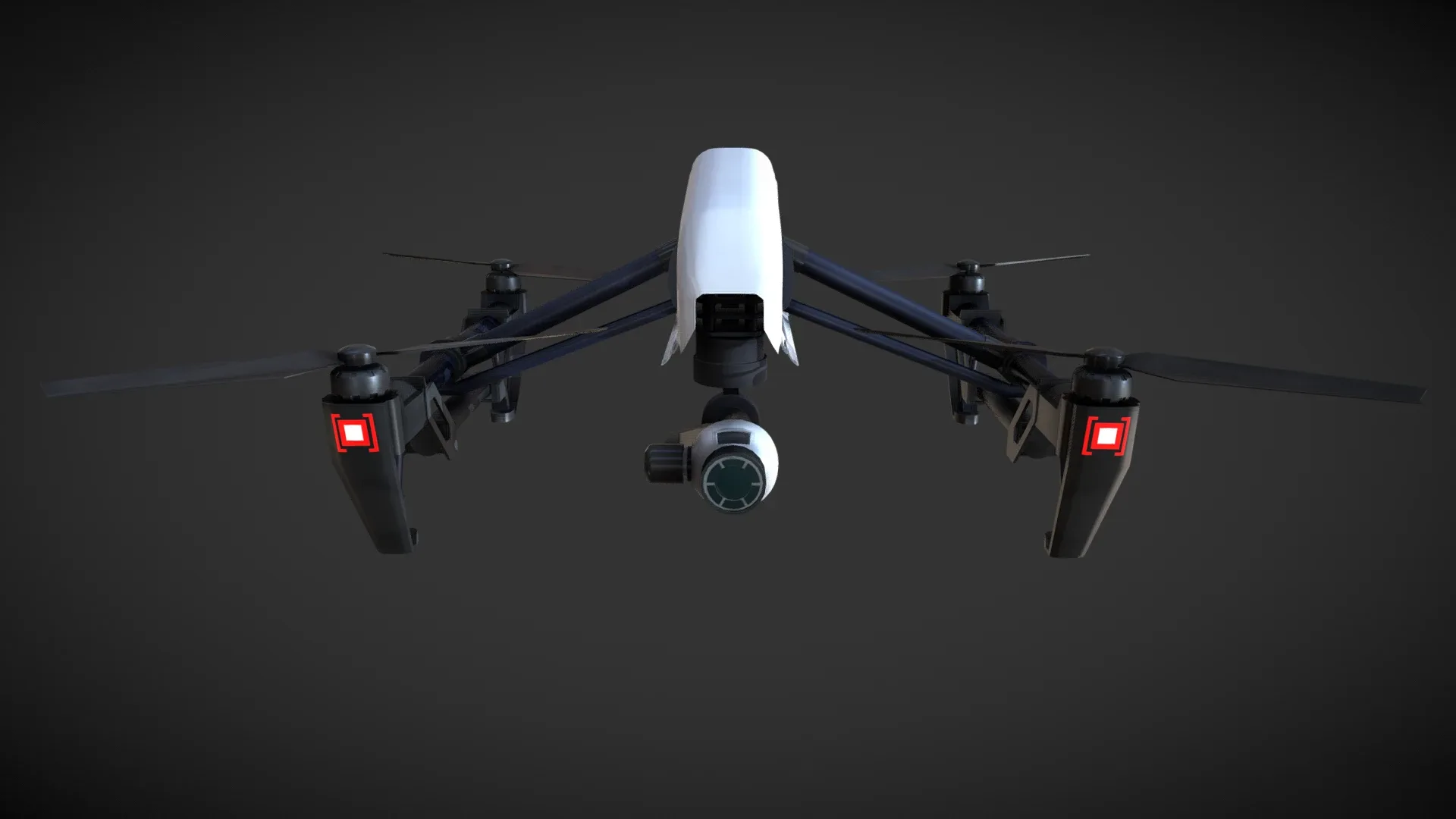 Spy Drone Low-poly