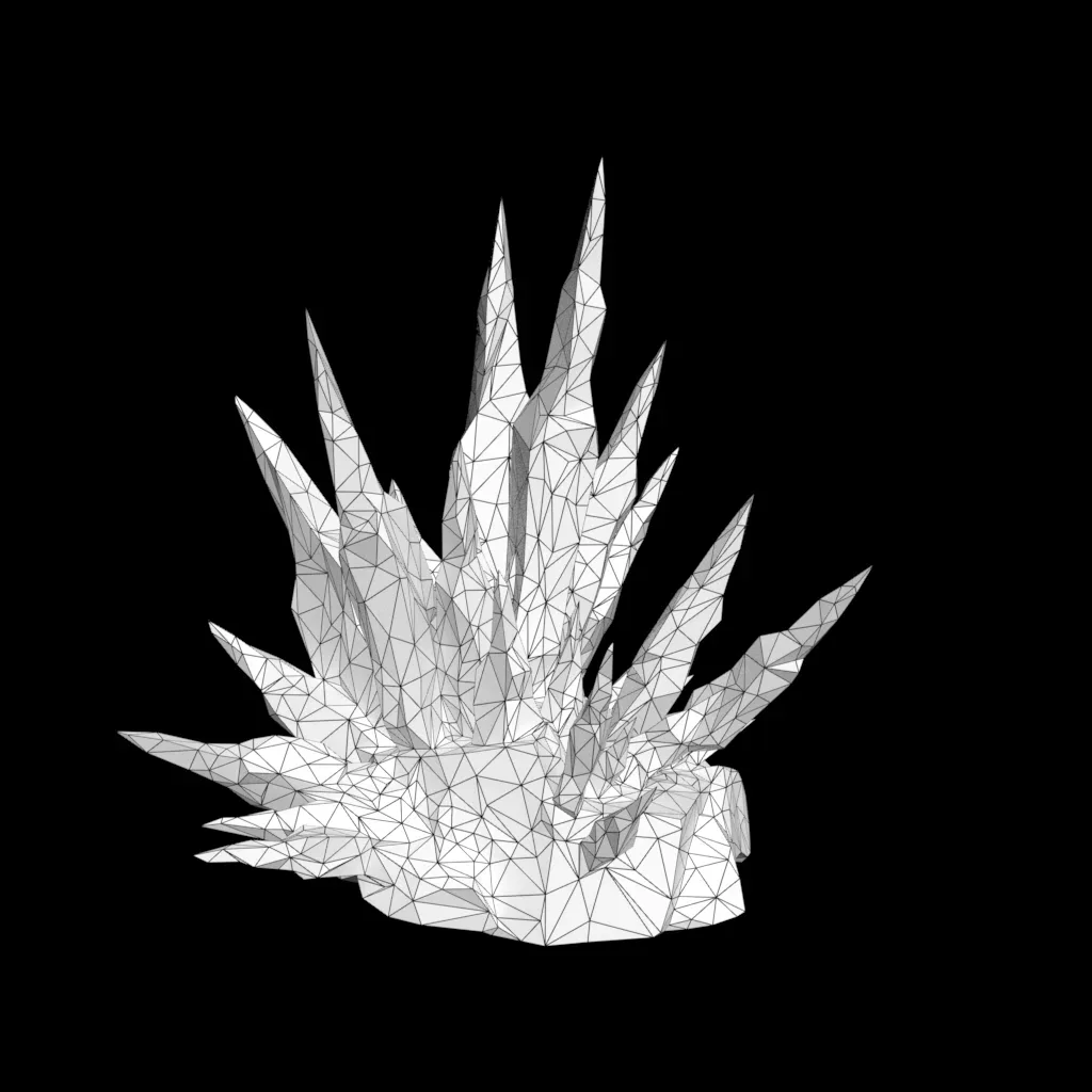 Low poly Sharp Ice Modular 210921