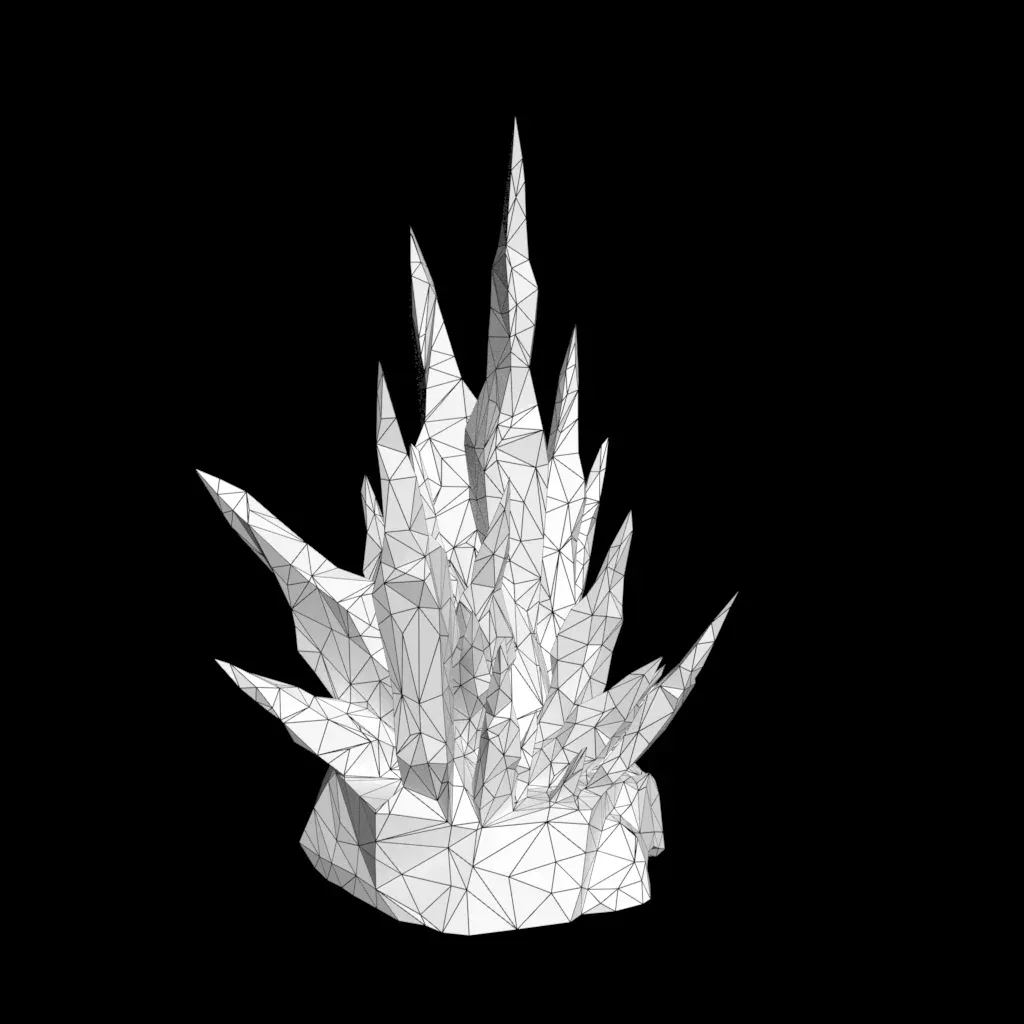 Low poly Sharp Ice Modular 210921