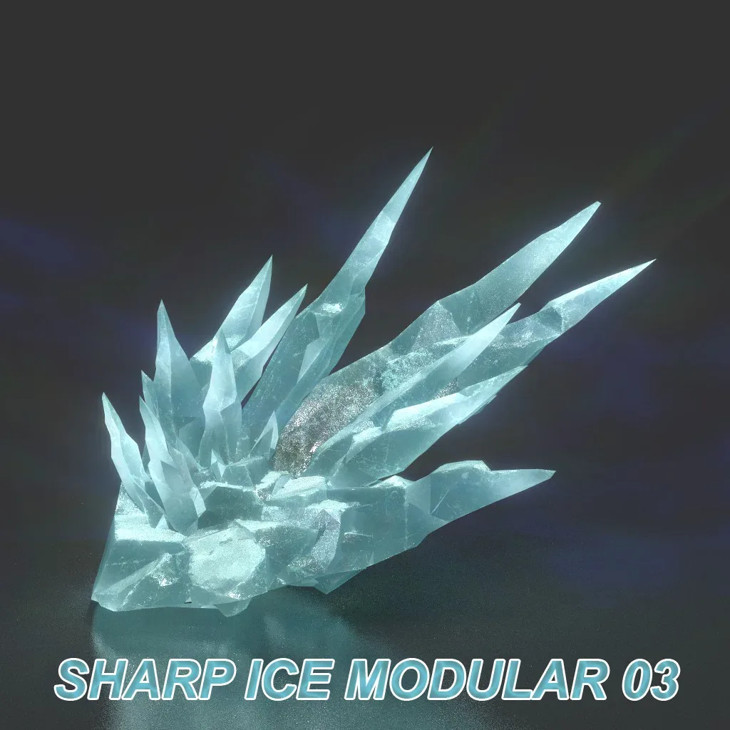 Low poly Sharp Ice Modular 210921