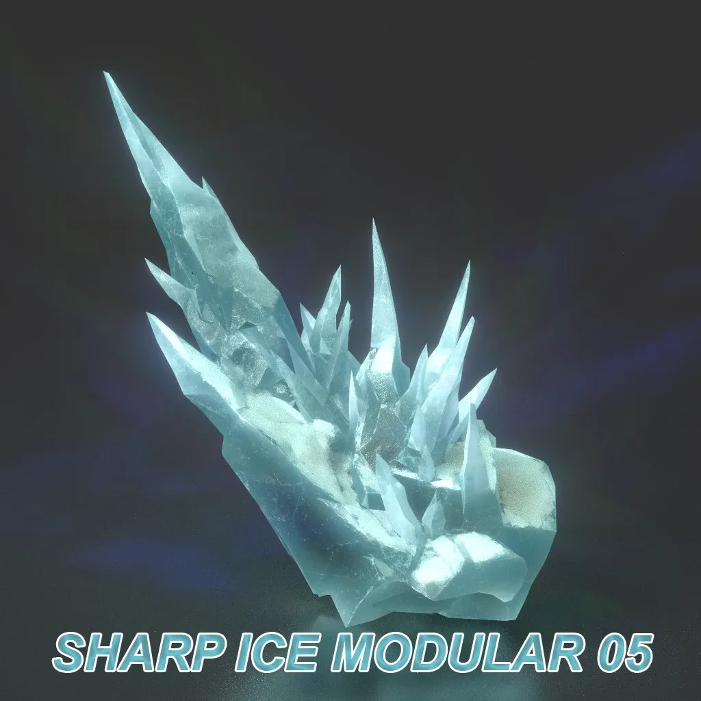 Low poly Sharp Ice Modular 210921