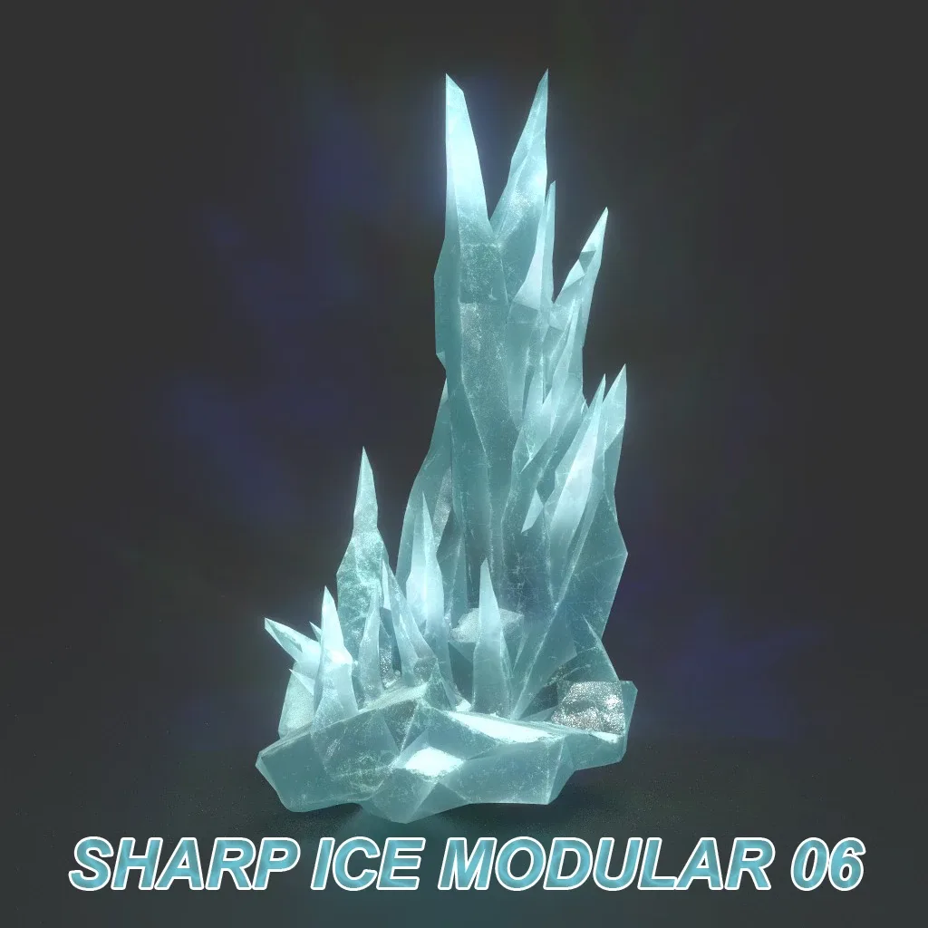 Low poly Sharp Ice Modular 210921