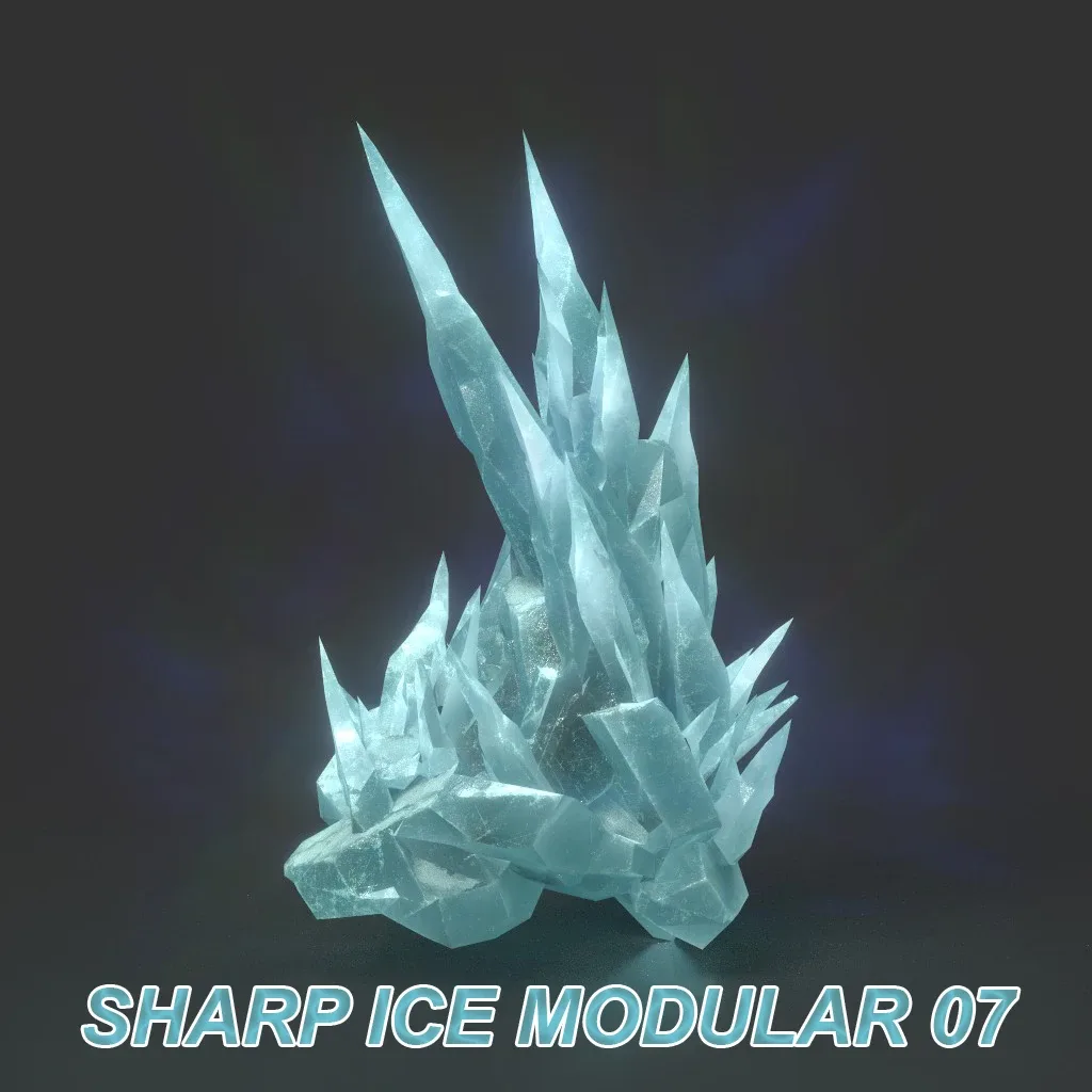 Low poly Sharp Ice Modular 210921