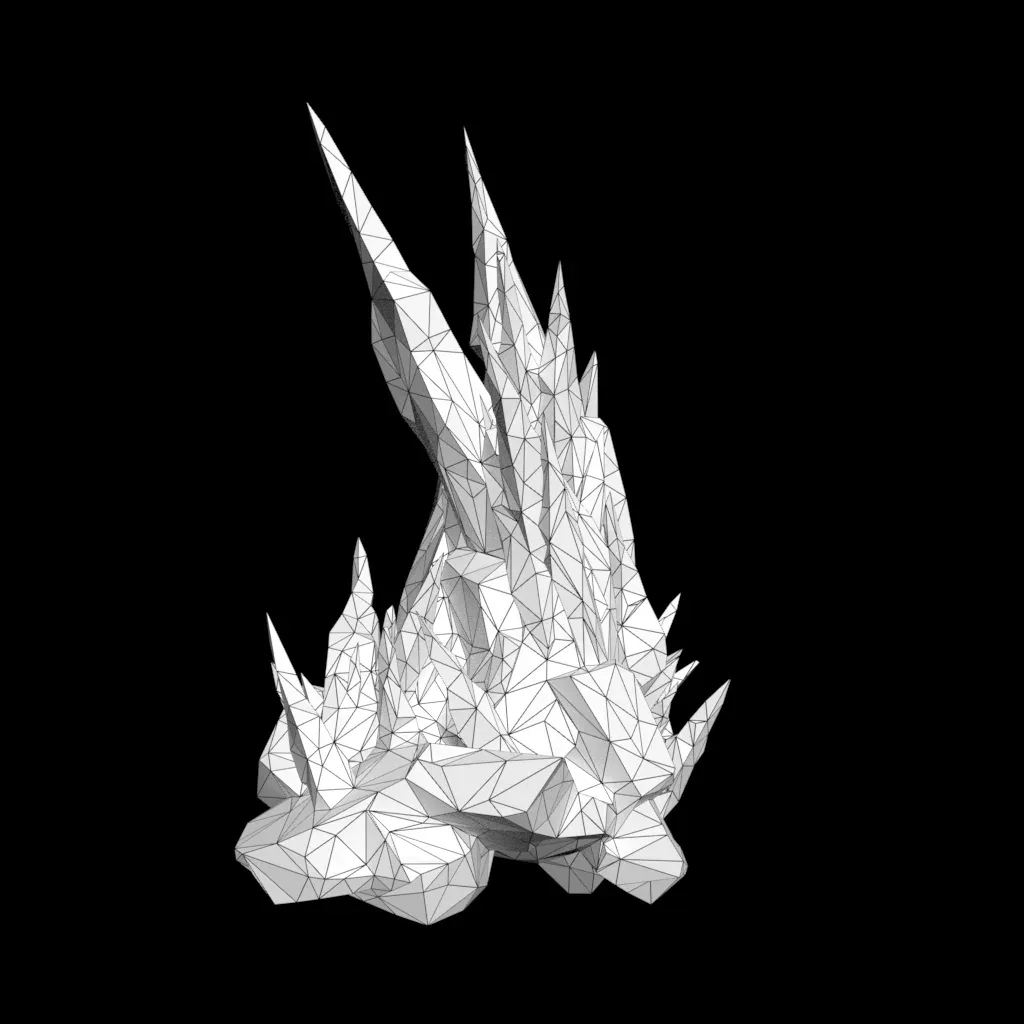 Low poly Sharp Ice Modular 210921