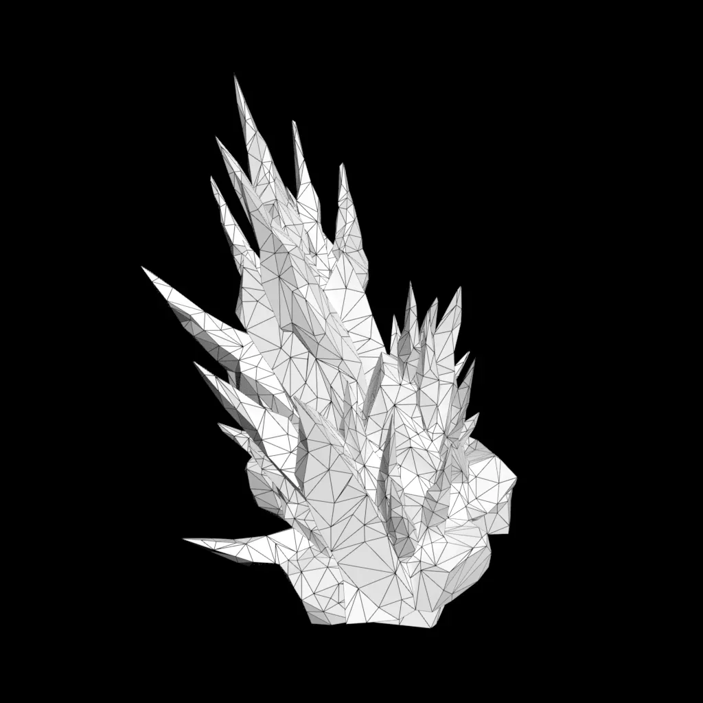 Low poly Sharp Ice Modular 210921