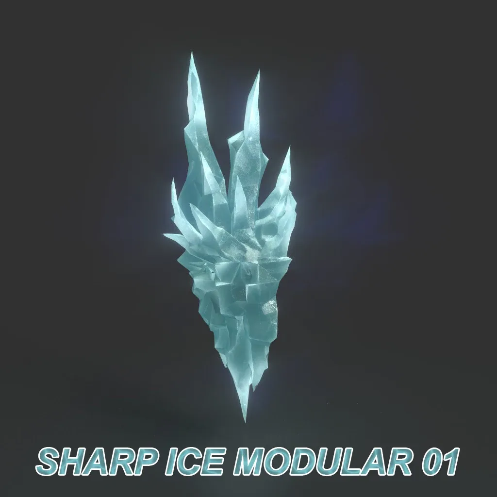 Low poly Sharp Ice Modular 210916