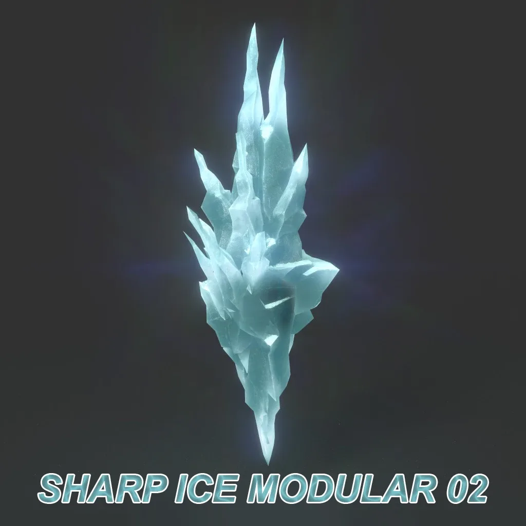 Low poly Sharp Ice Modular 210916