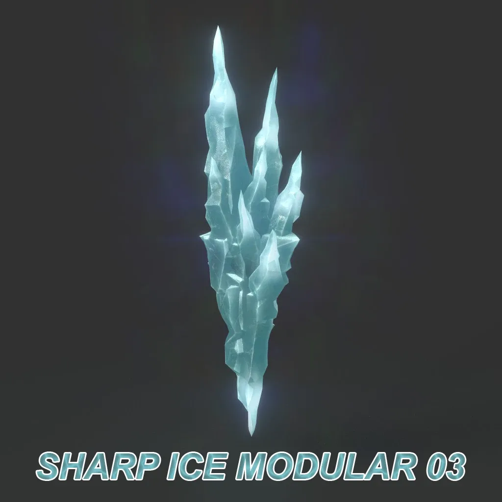 Low poly Sharp Ice Modular 210916