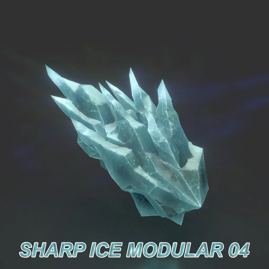 Low poly Sharp Ice Modular 210916