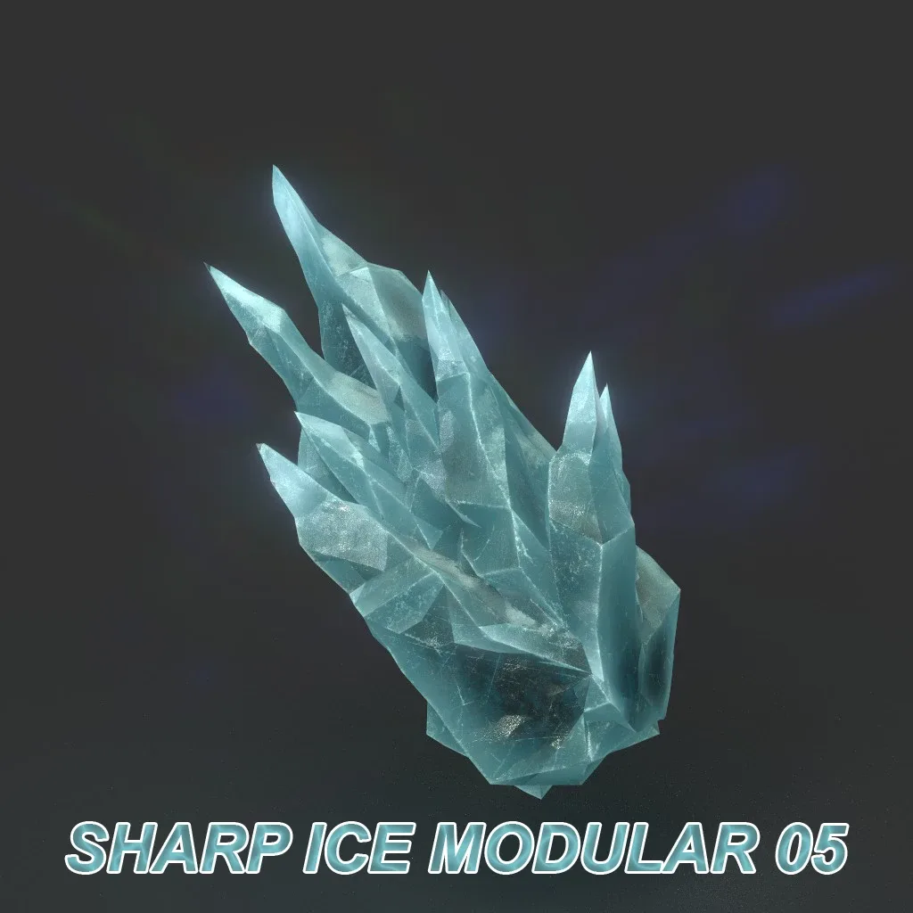 Low poly Sharp Ice Modular 210916