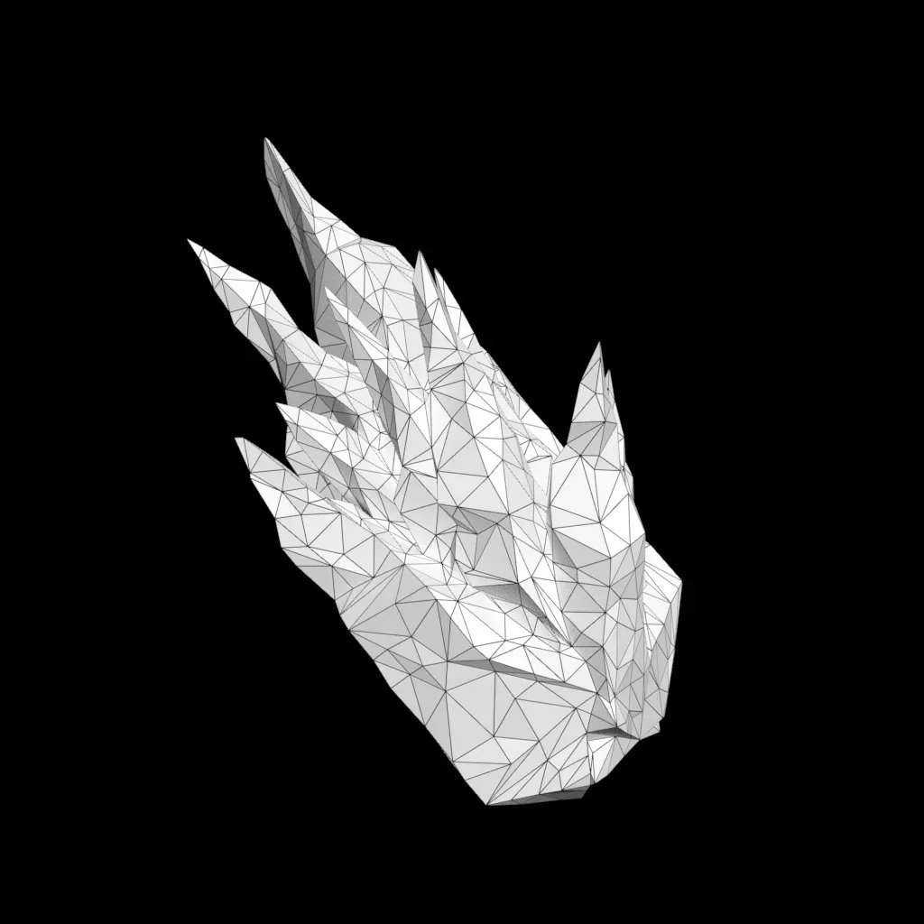 Low poly Sharp Ice Modular 210916