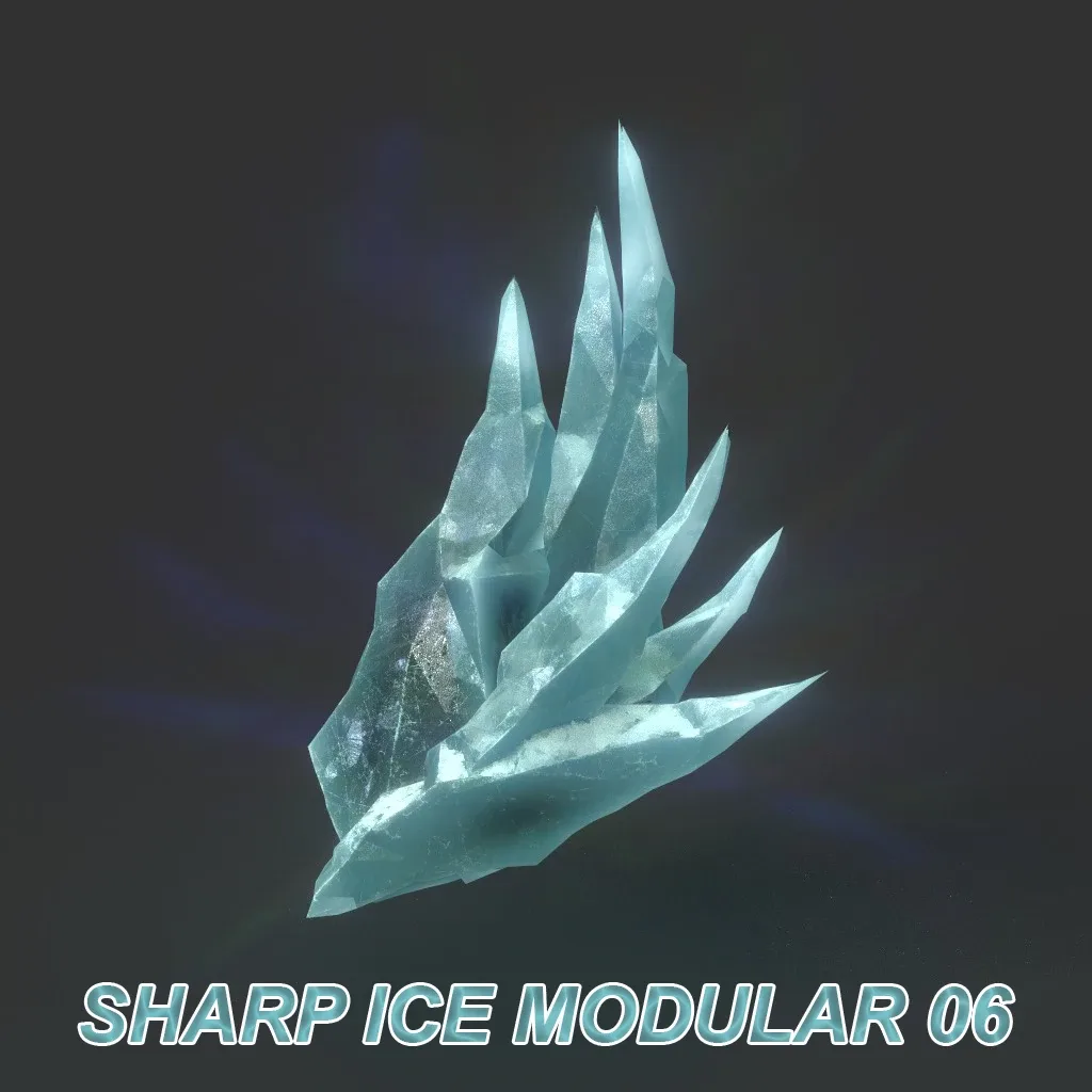 Low poly Sharp Ice Modular 210916