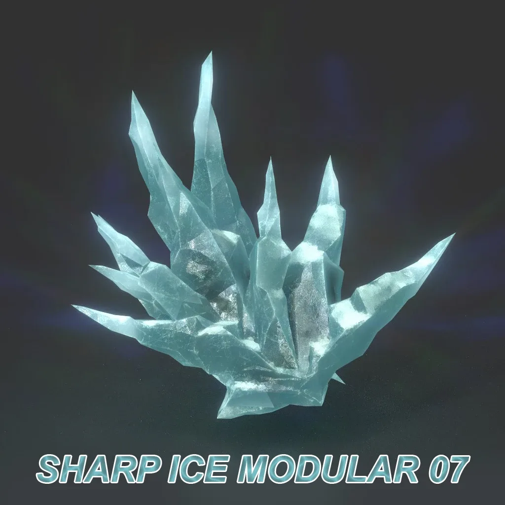 Low poly Sharp Ice Modular 210916