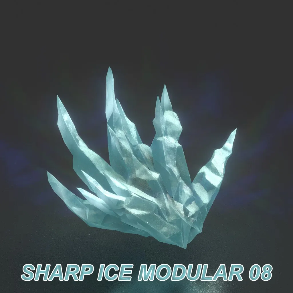 Low poly Sharp Ice Modular 210916