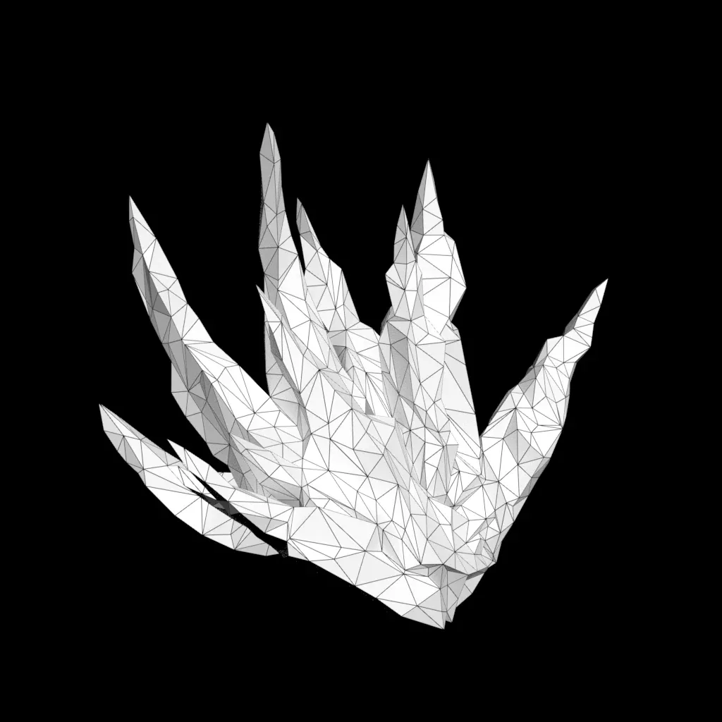 Low poly Sharp Ice Modular 210916