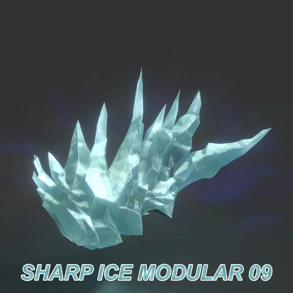 Low poly Sharp Ice Modular 210916