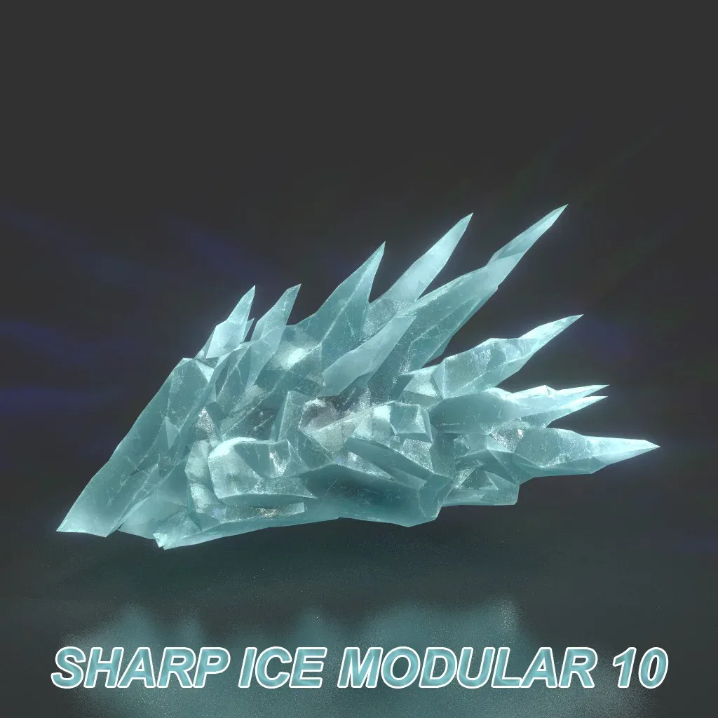 Low poly Sharp Ice Modular 210916