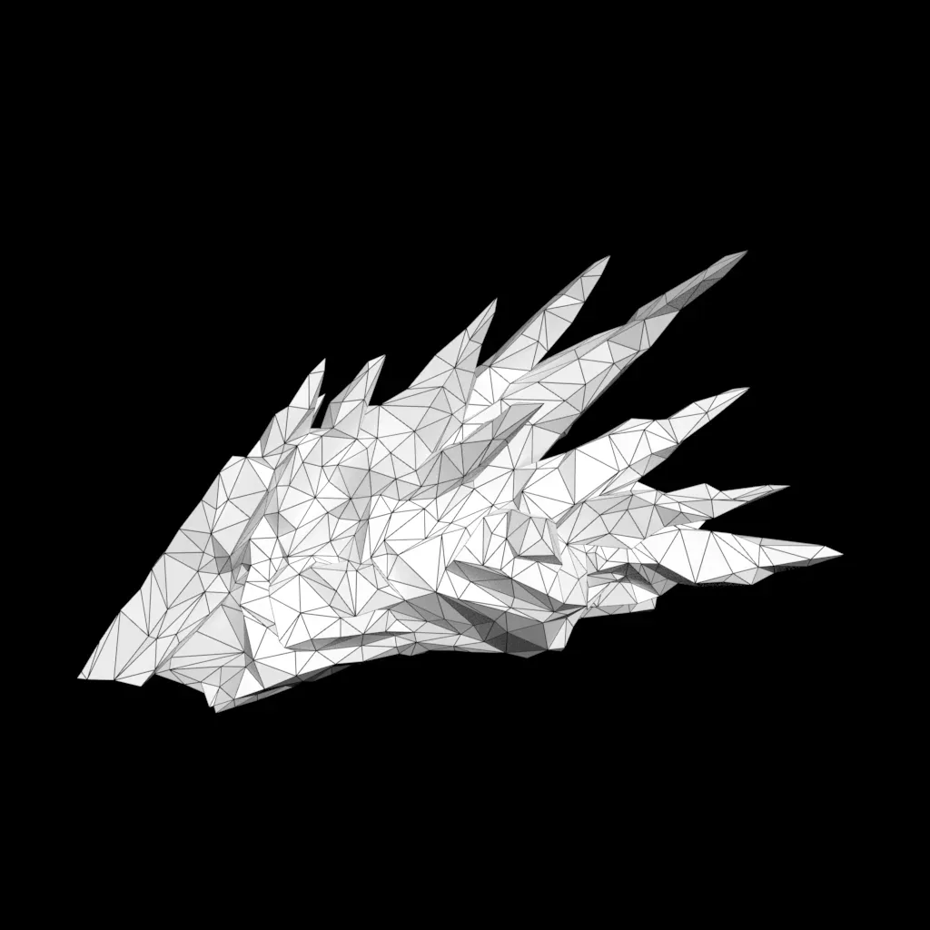 Low poly Sharp Ice Modular 210916