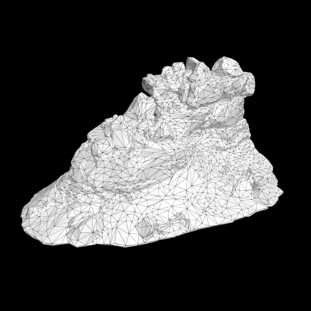 Low poly Crushed Soil Sandstone Base 210911