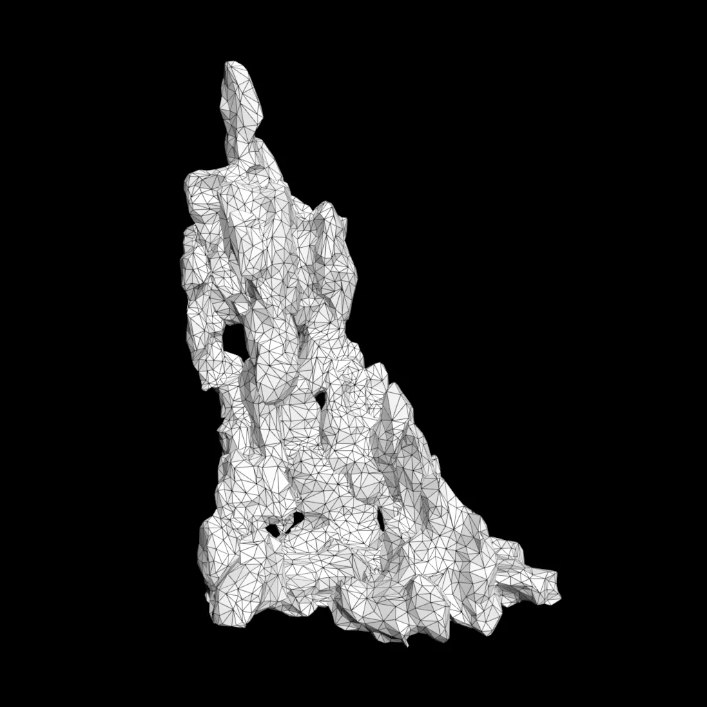 Low poly Cave Eroded Limestone Modular 210727
