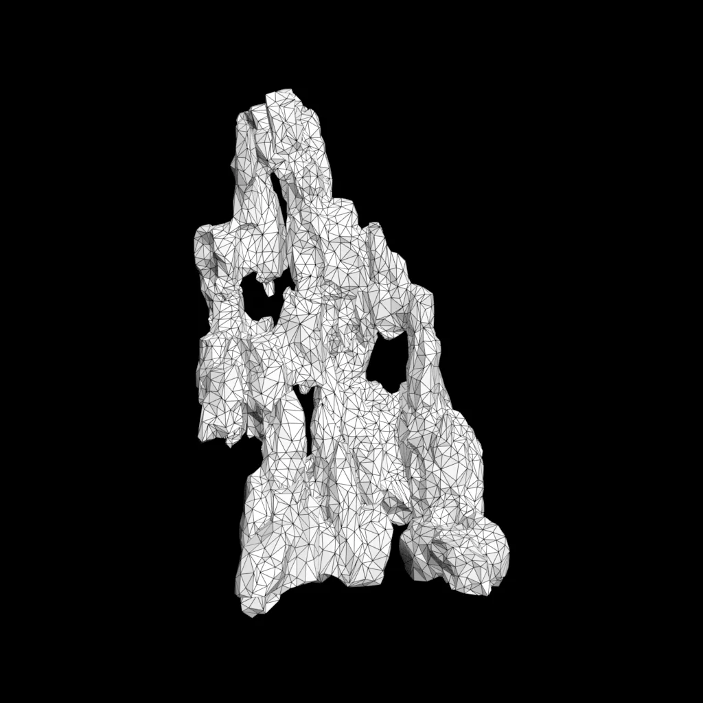 Low poly Cave Eroded Limestone Modular 210727