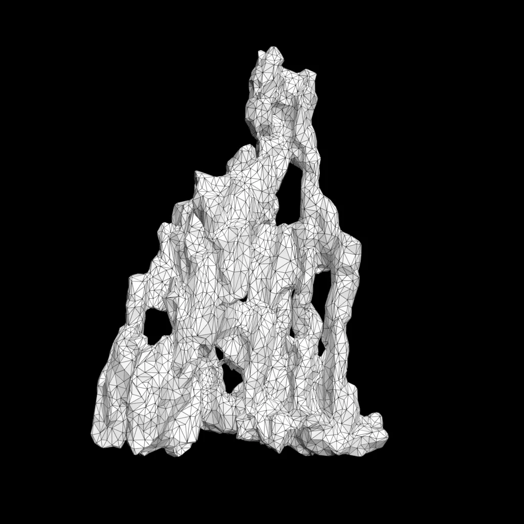 Low poly Cave Eroded Limestone Modular 210727