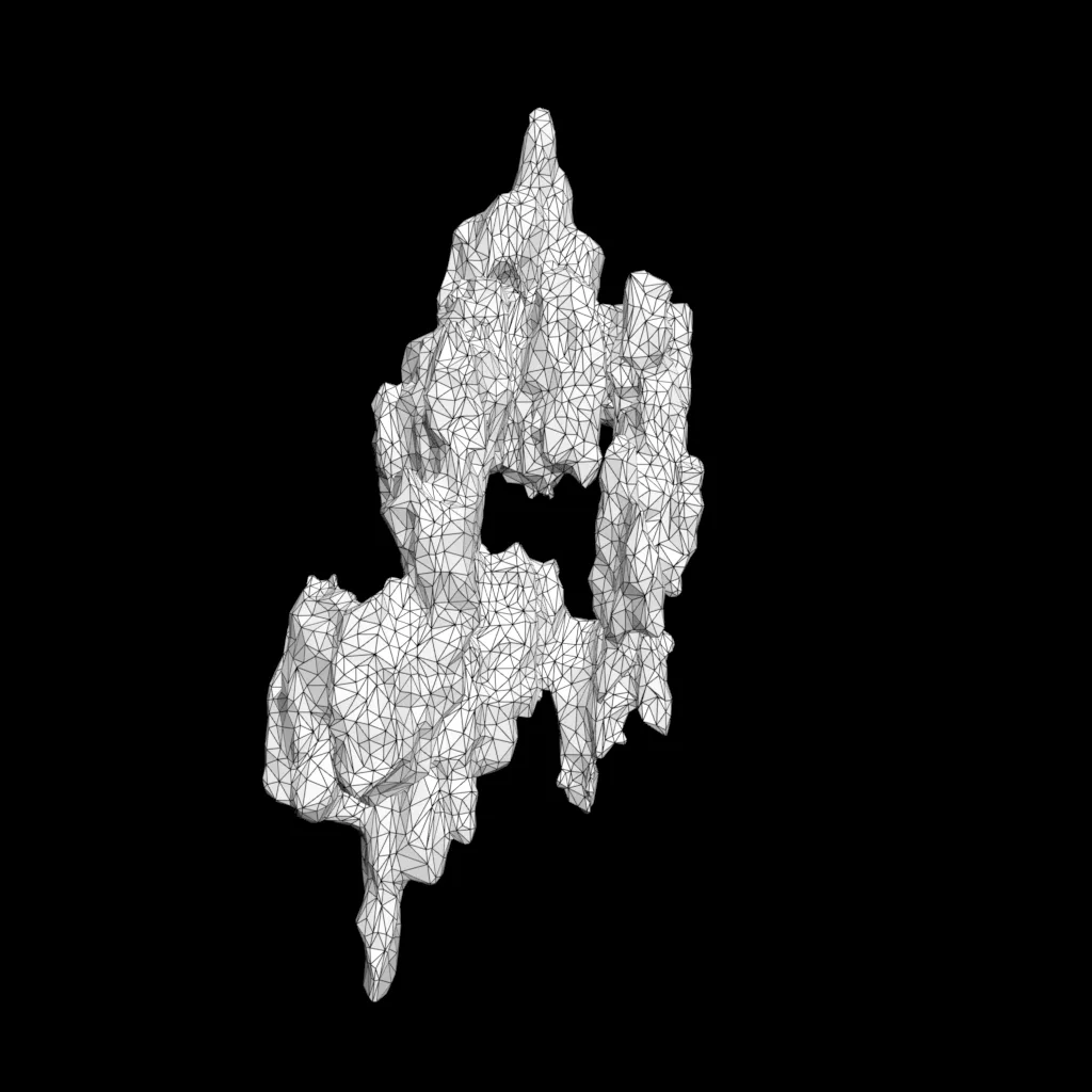 Low poly Cave Eroded Limestone Modular 210727