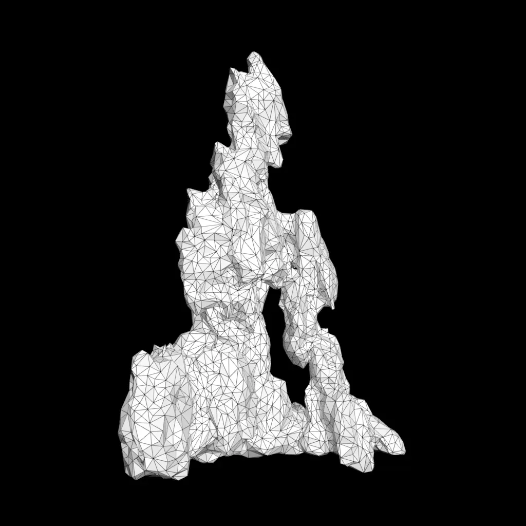 Low poly Cave Eroded Limestone Modular 210727