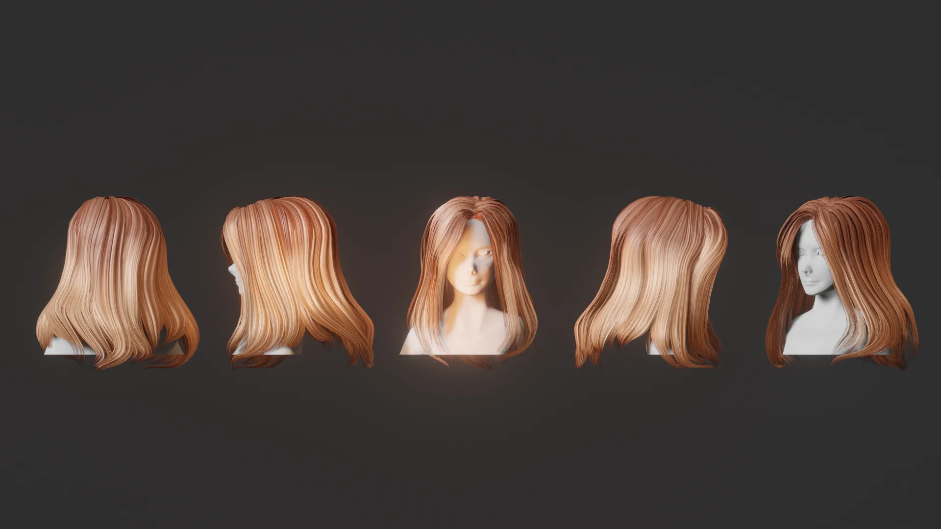 Hair pack 10 models