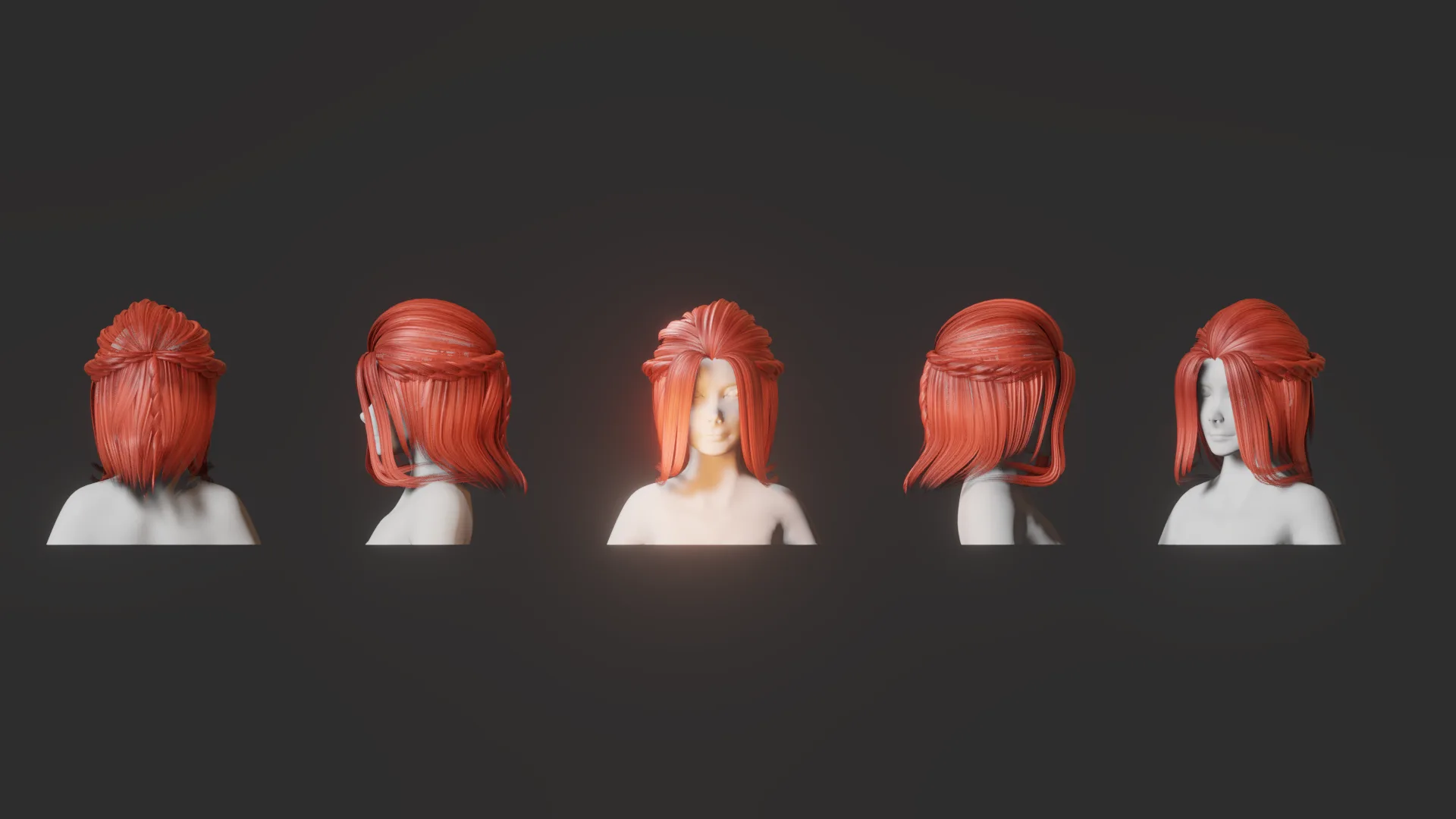 Hair pack 10 models