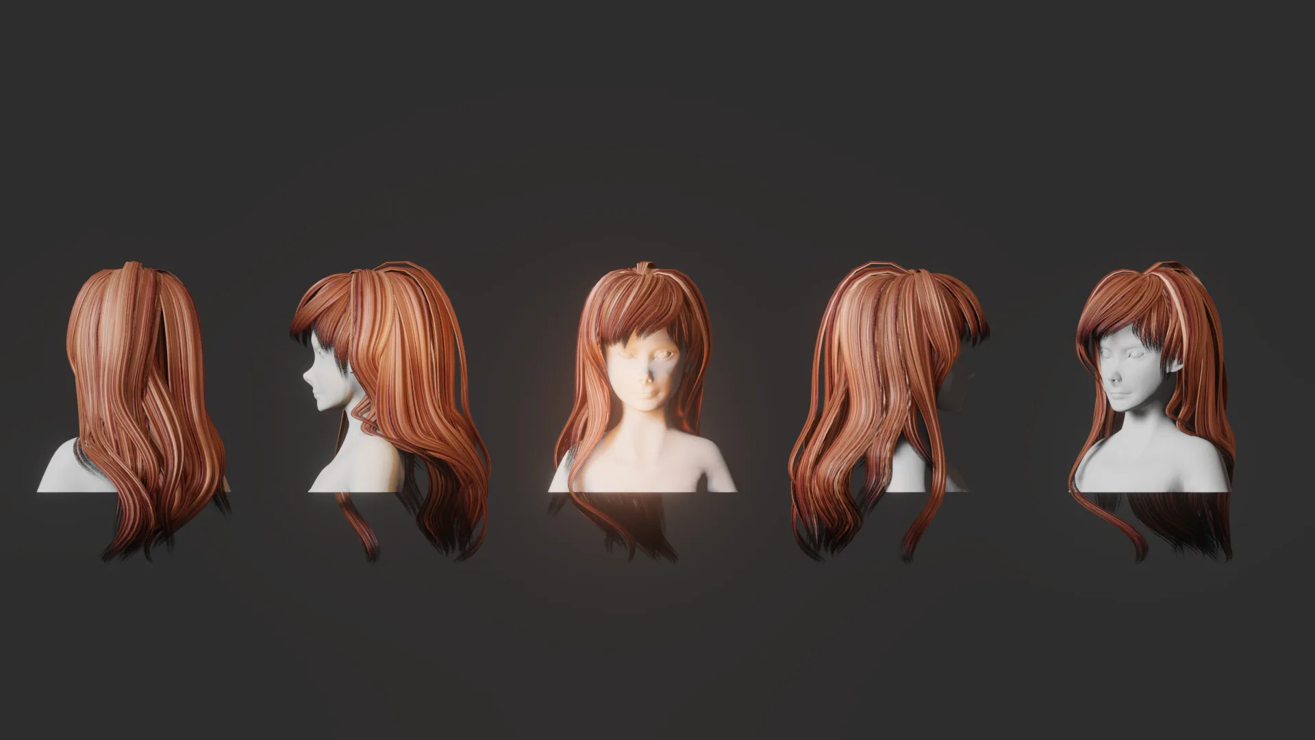 Hair pack 10 models