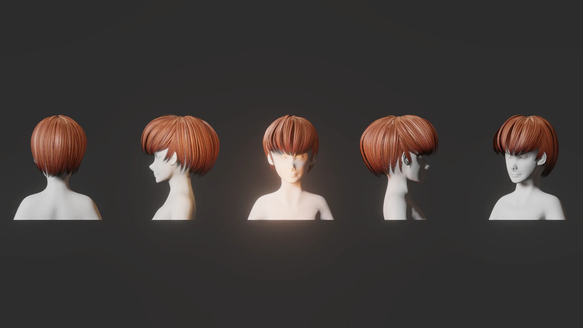 Hair pack 10 models