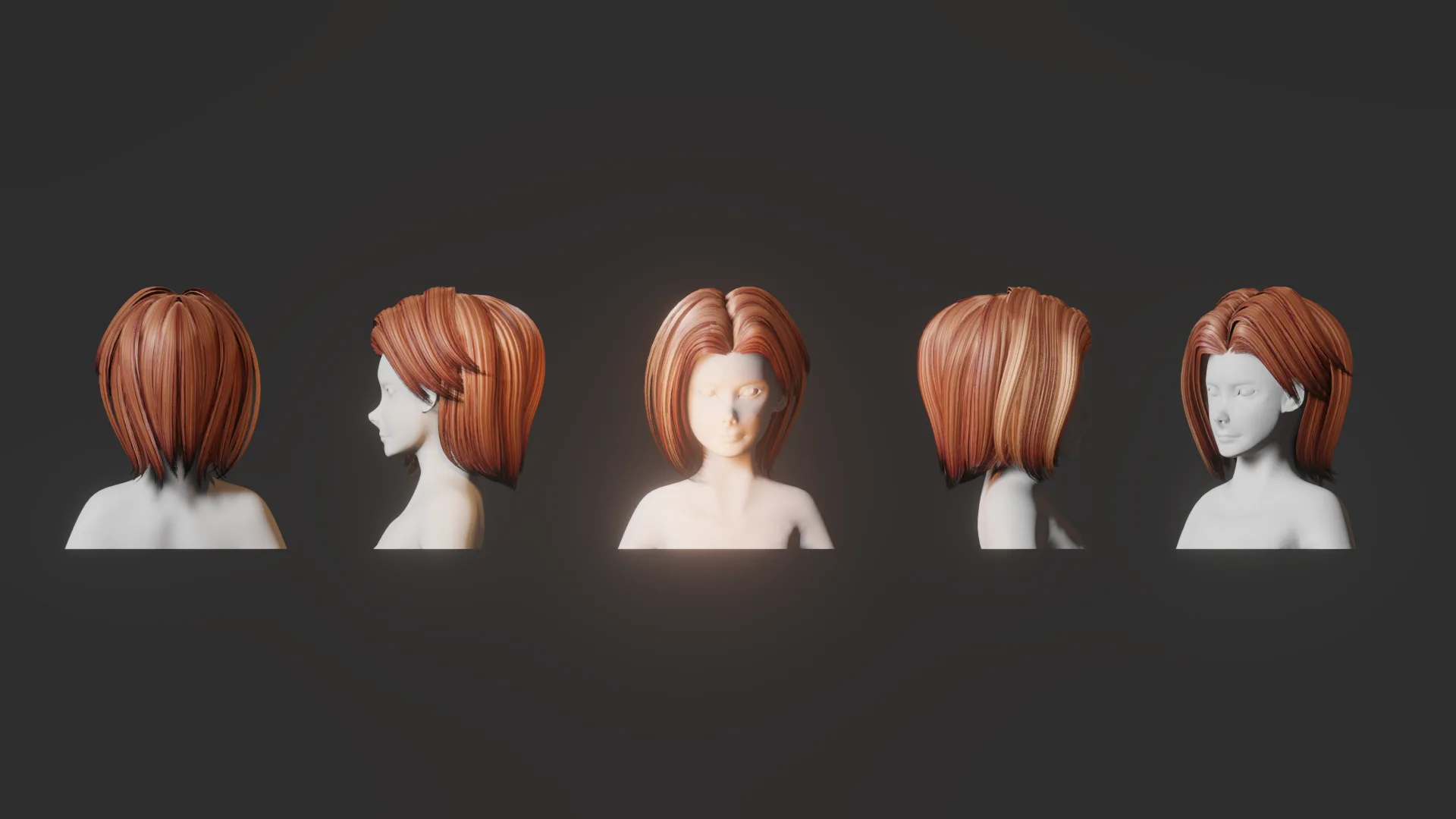 Hair pack 10 models