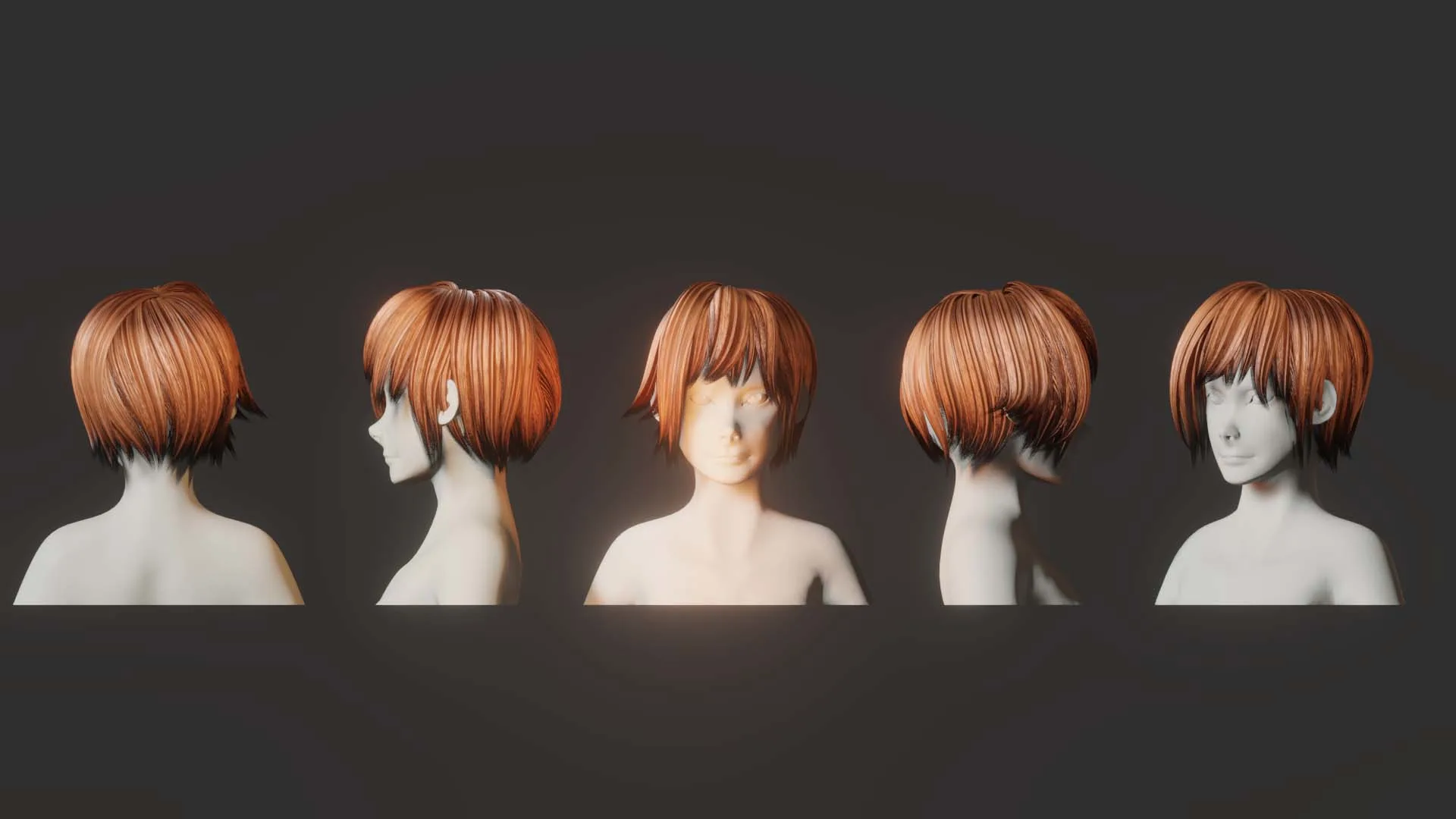 Hair pack 10 models