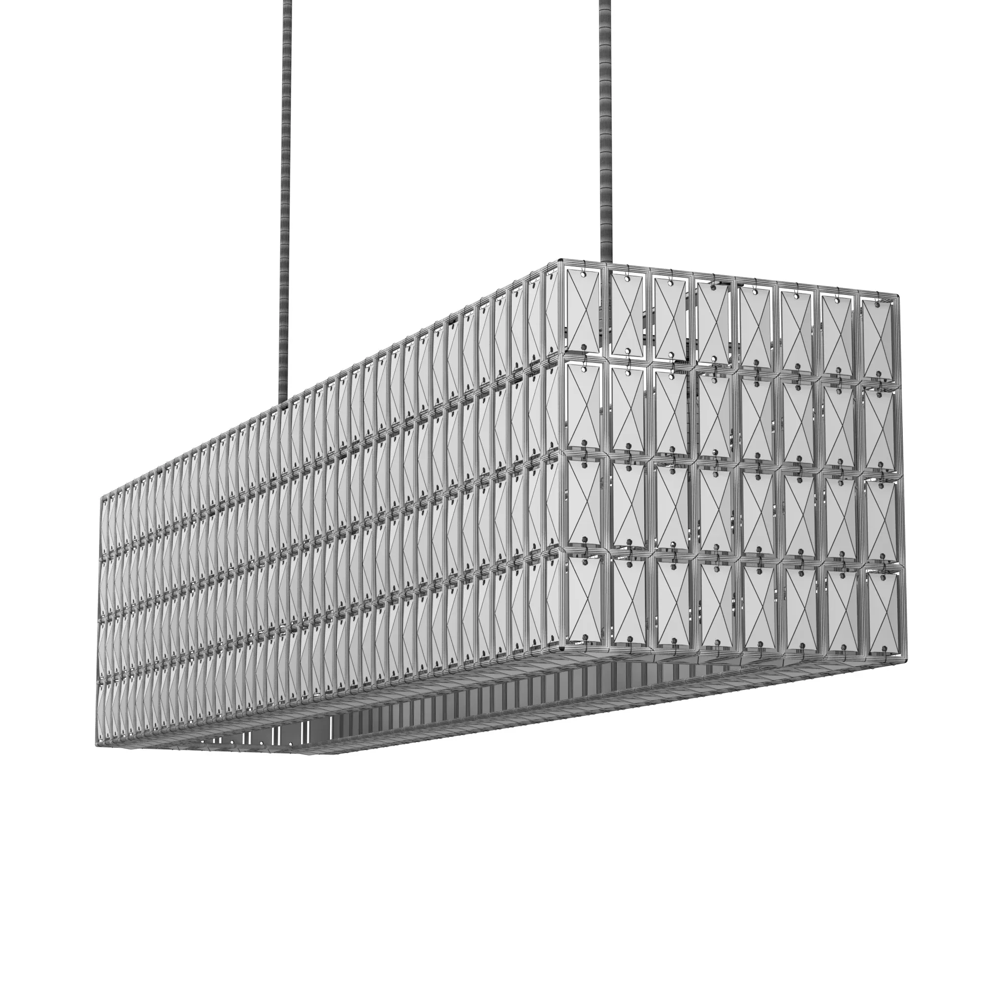 Adeline Crystal Rectangular Chandelier