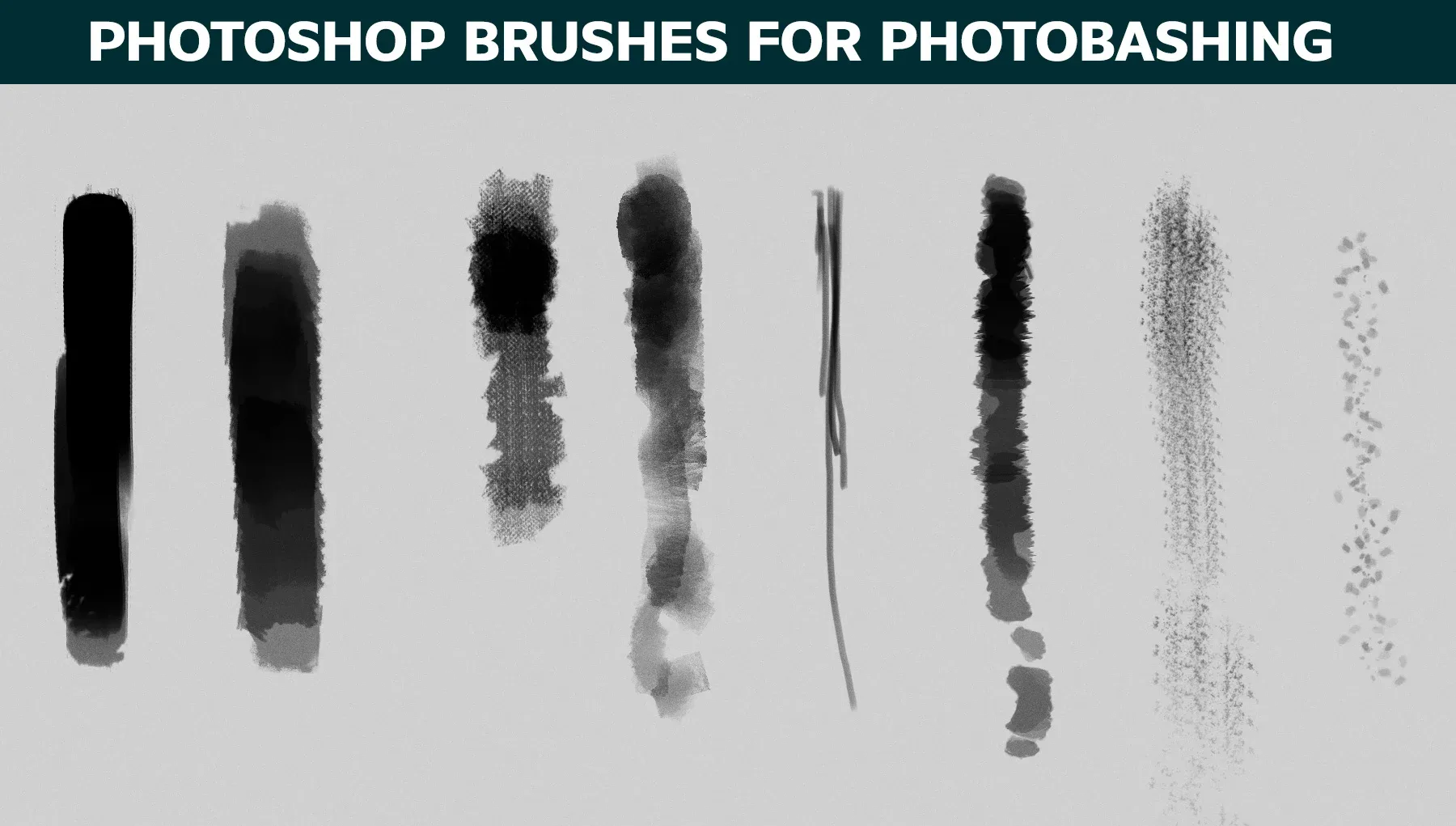 Photoshop Brushes for Photobashing