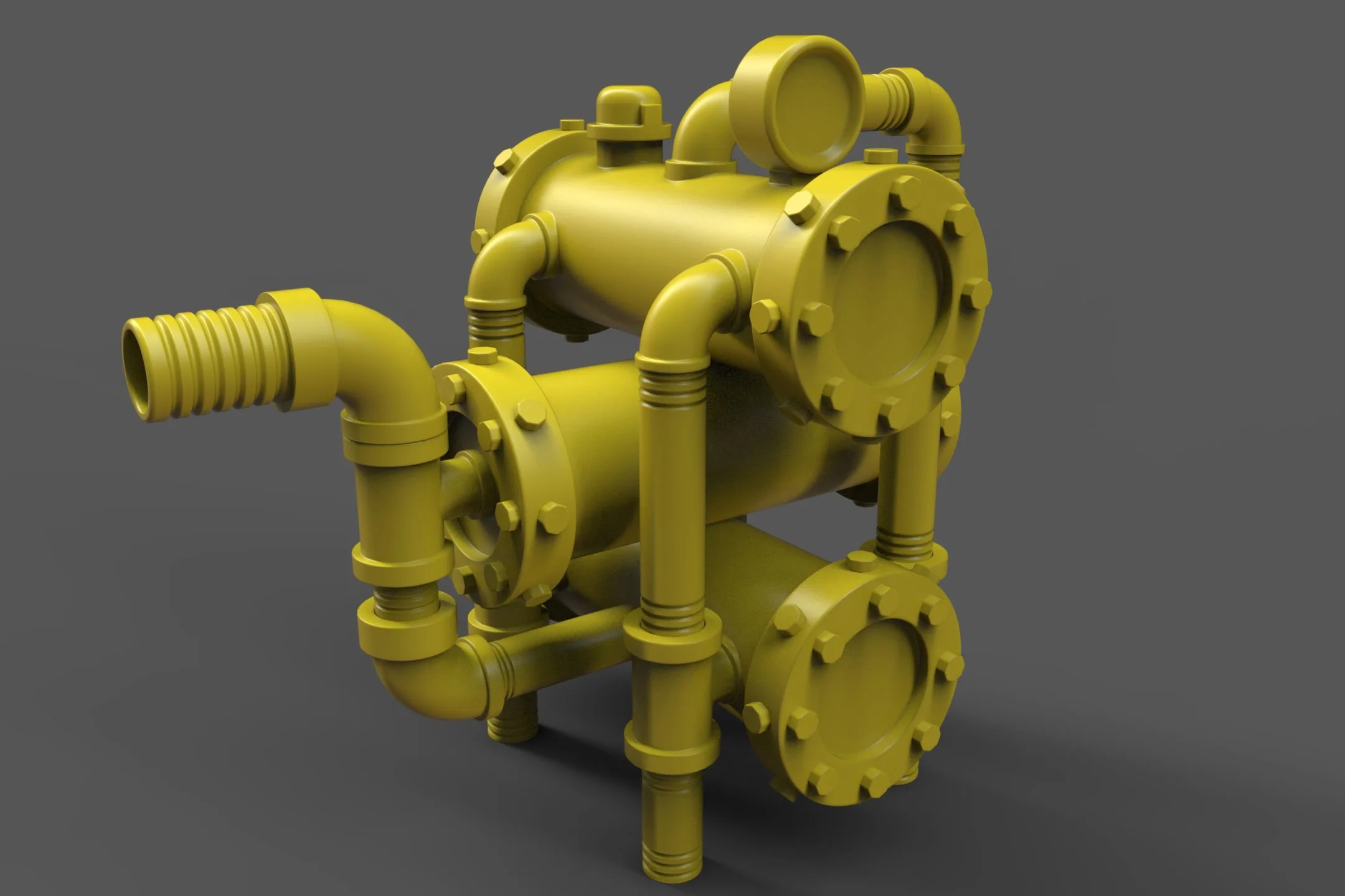 Vintage Water Pump Texturing Tutorial+Asset