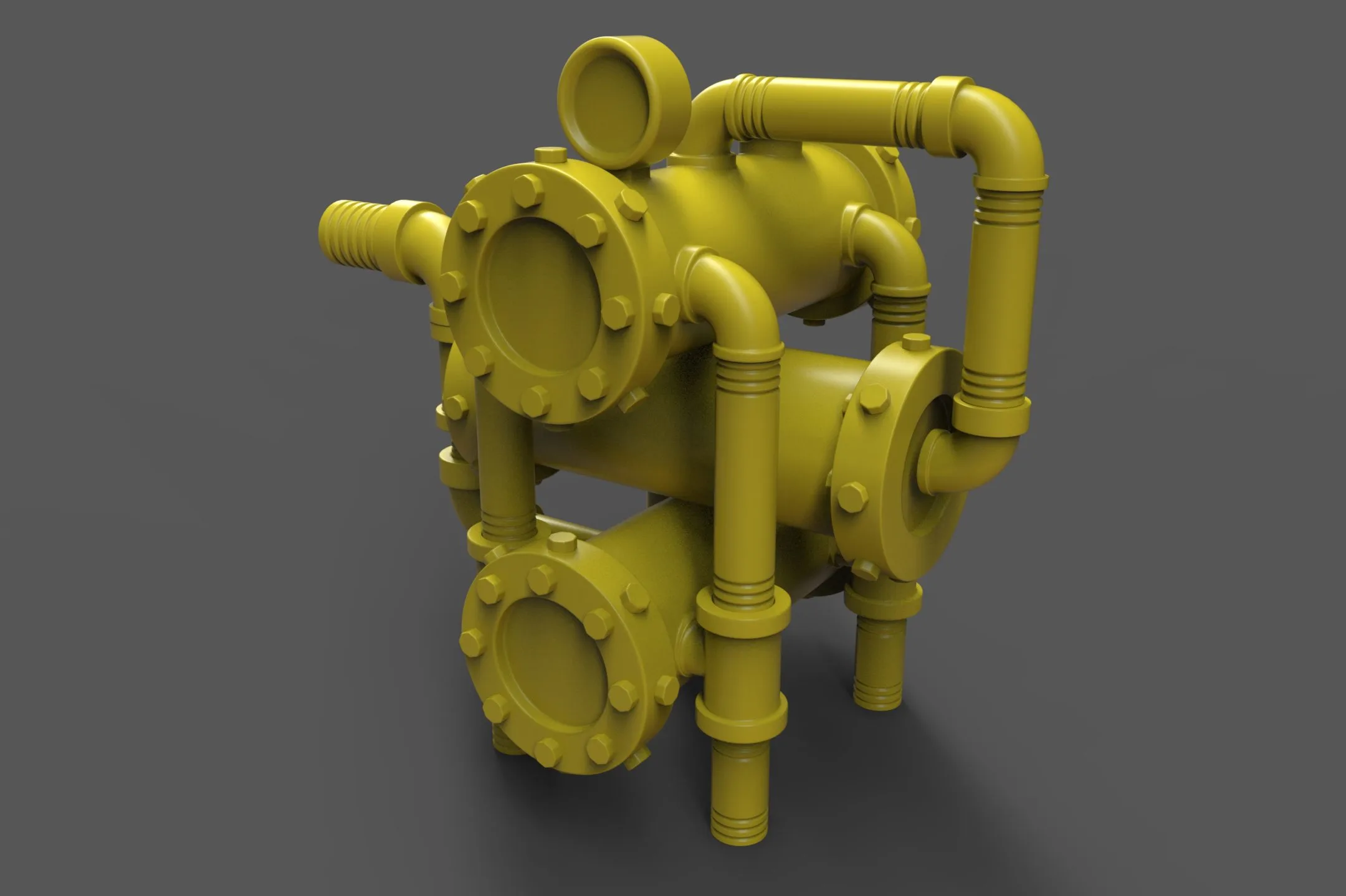 Vintage Water Pump Texturing Tutorial+Asset