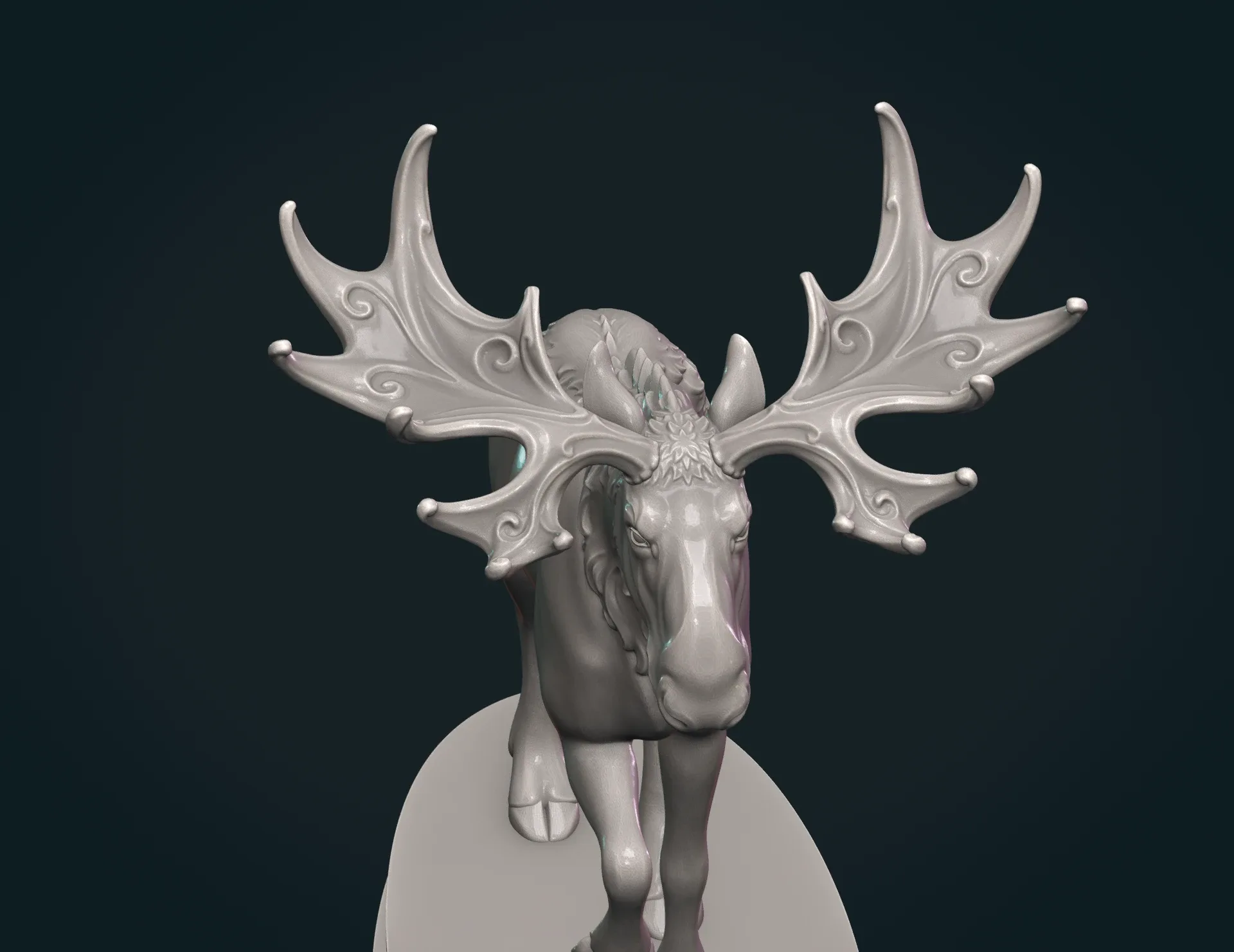 Moose sculpture