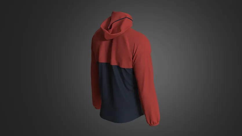 Men's Windbreaker | clo3d | marvelous designer