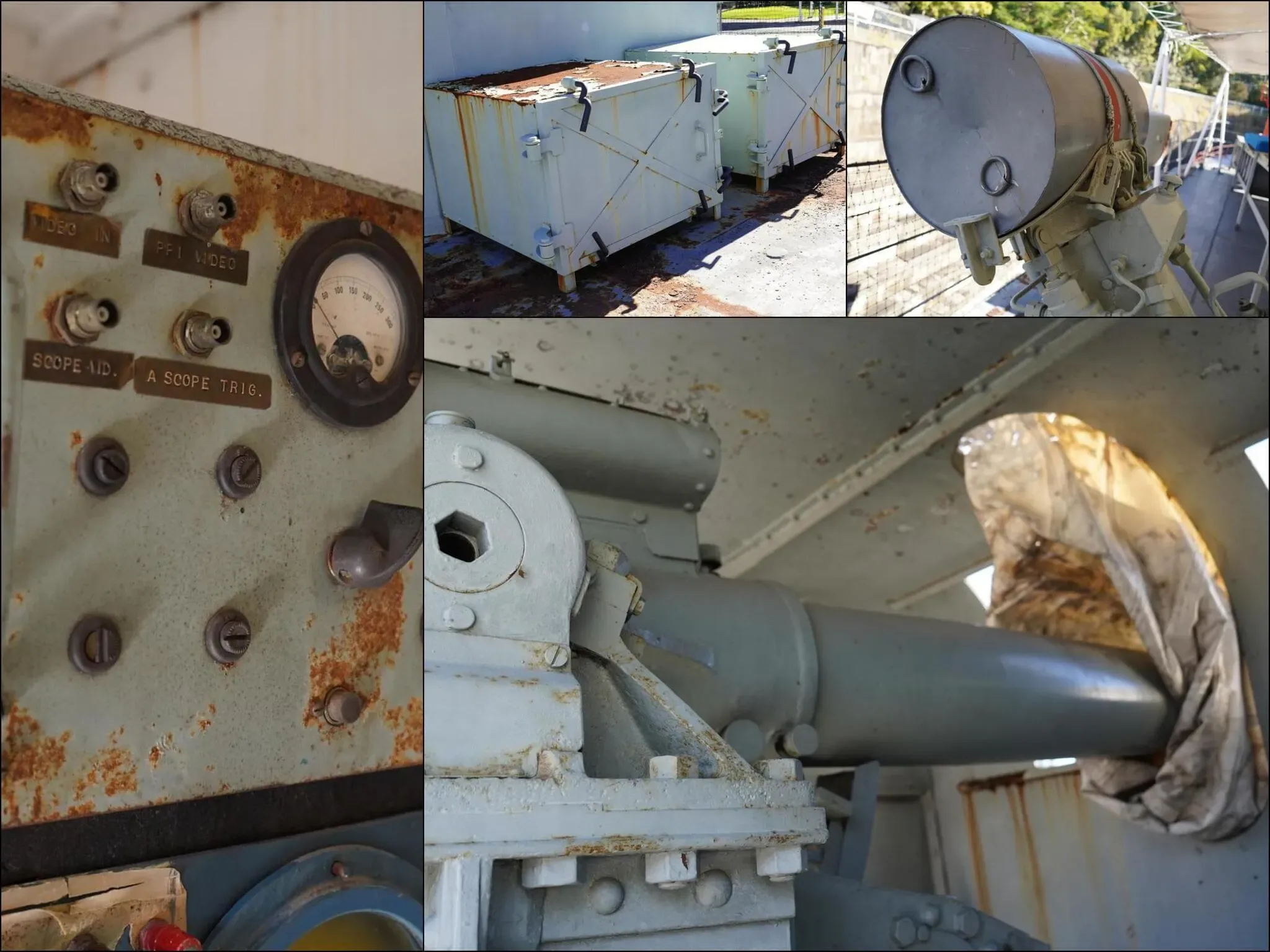 680 photos of WWII Navy Frigate in Dry Dock