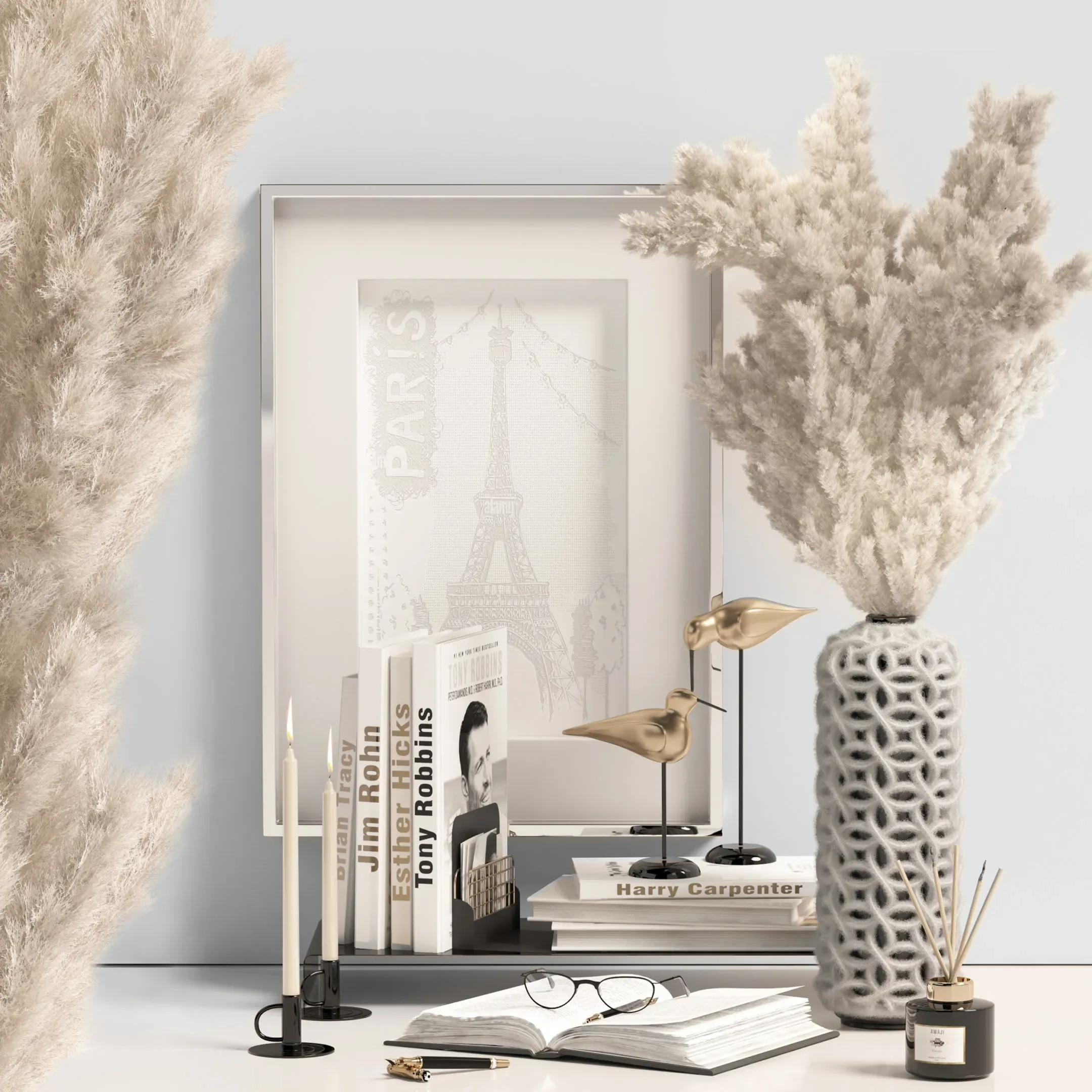 Decorative Set Pampas 06