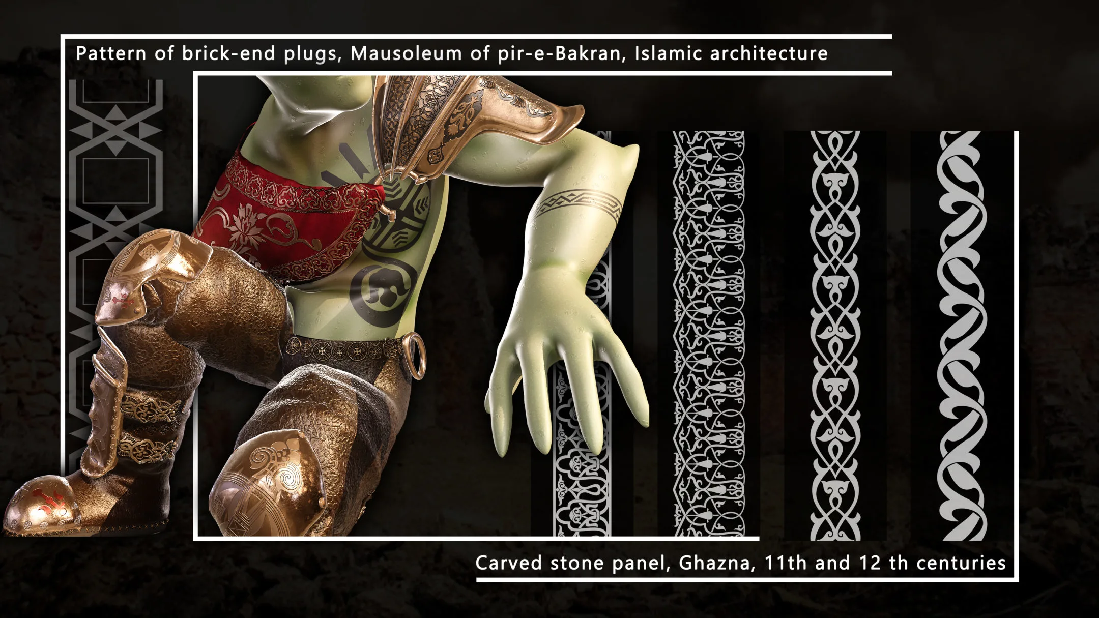 102 Ornamental Alphas for Zbrush/ Blender/substance Painter vol.02