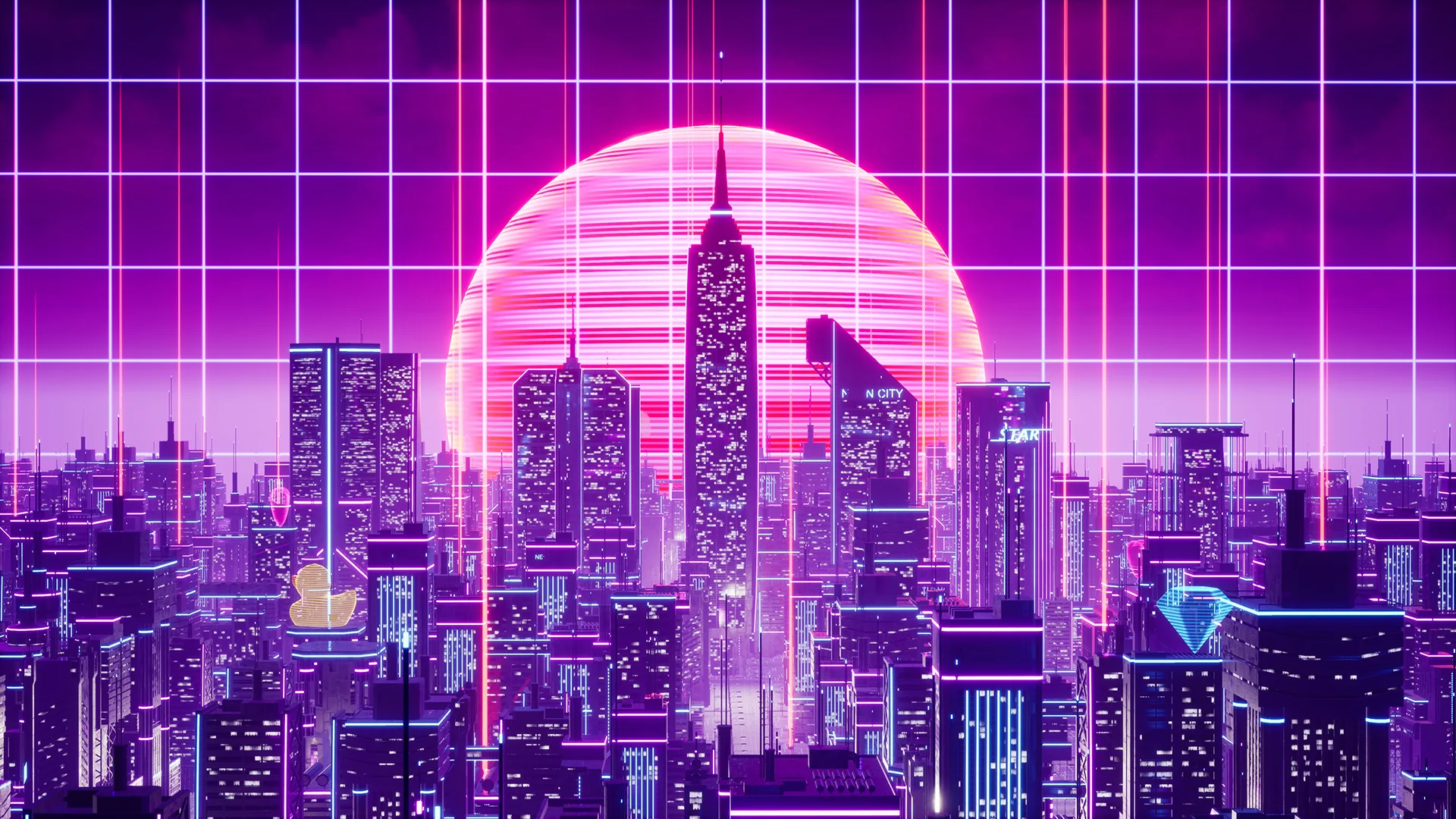 Neon City - Synthwave