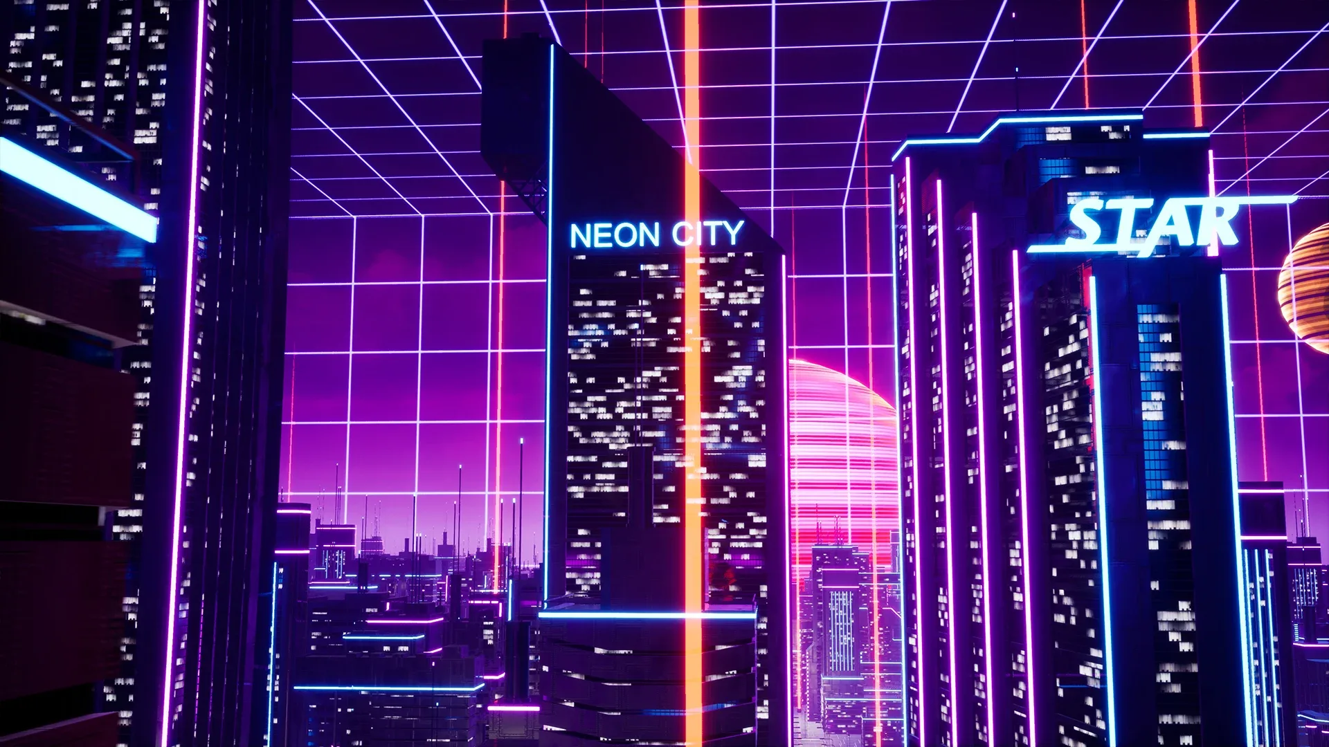 Neon City - Synthwave